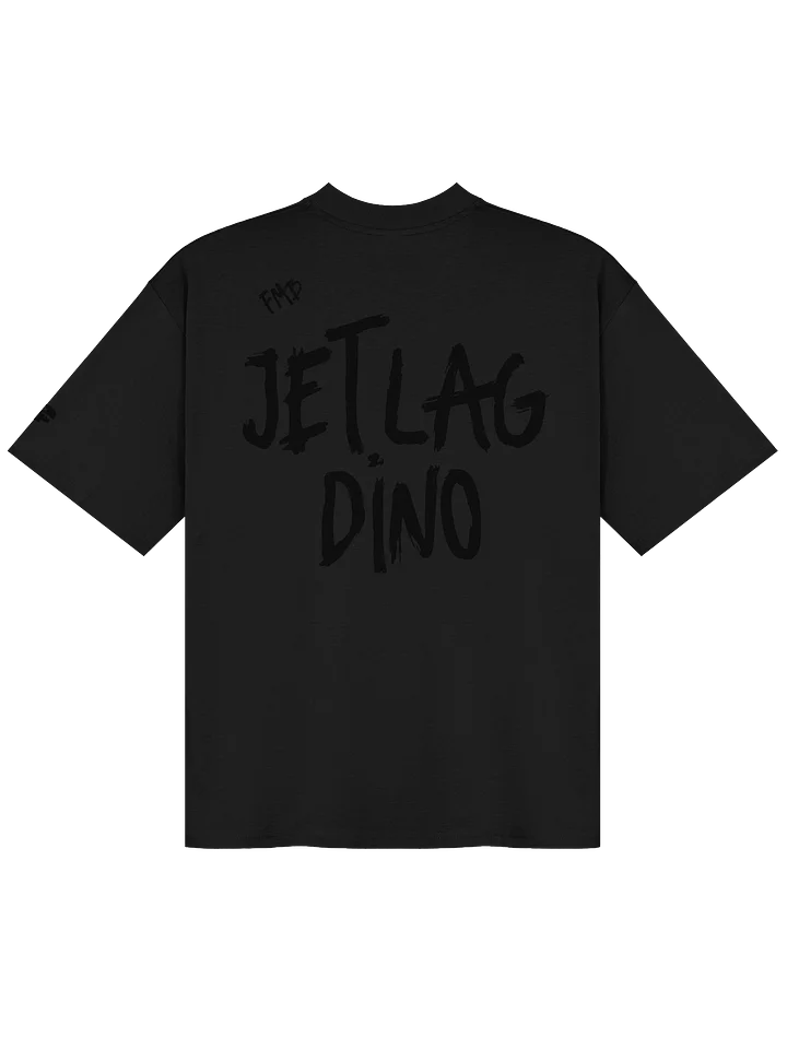FMB ∣ JETLAG DINO Center X Oversized Tee Black edition product image (2)