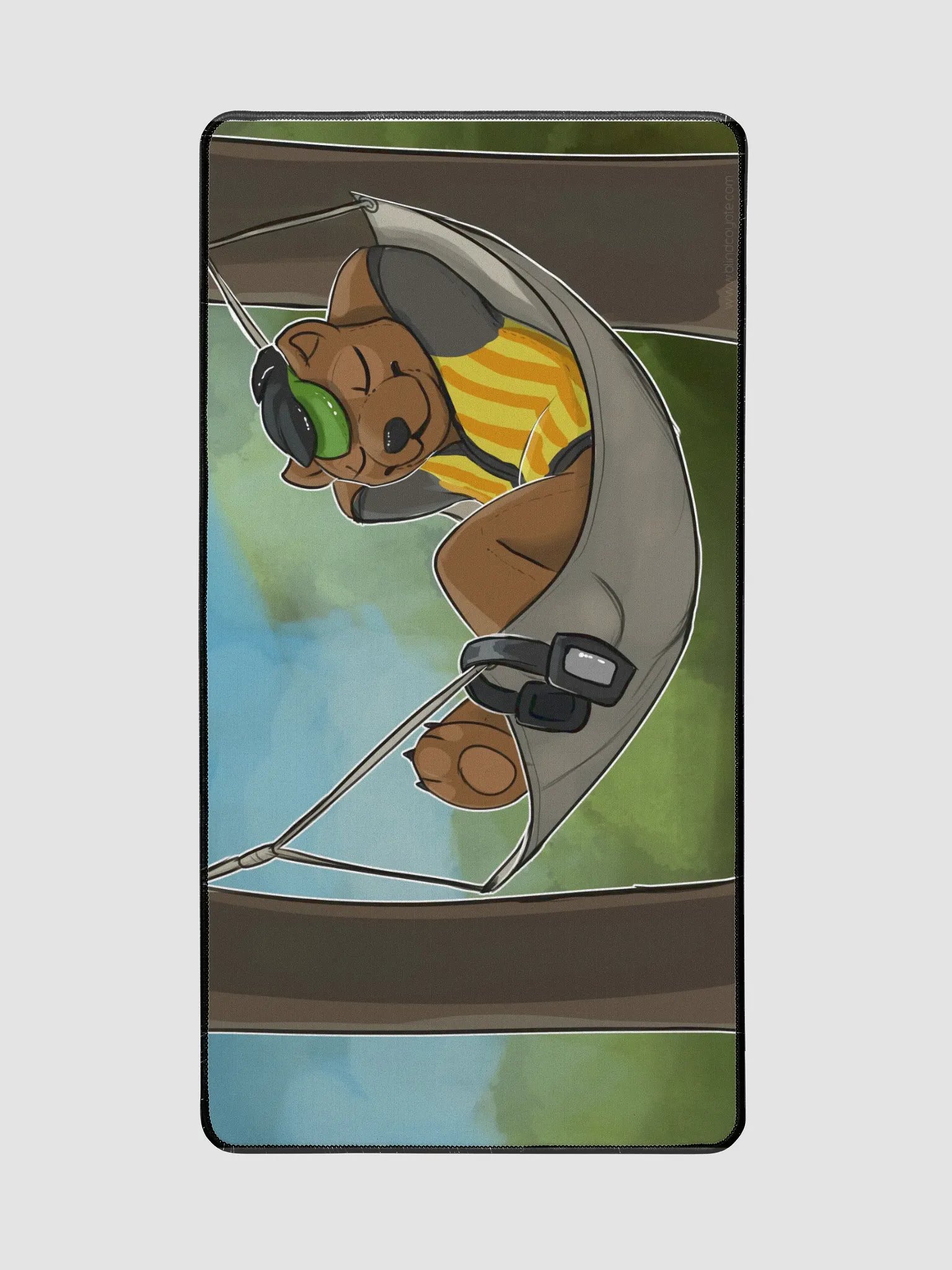 Bear in Bliss Desk Mat (15"x31") product image (2)