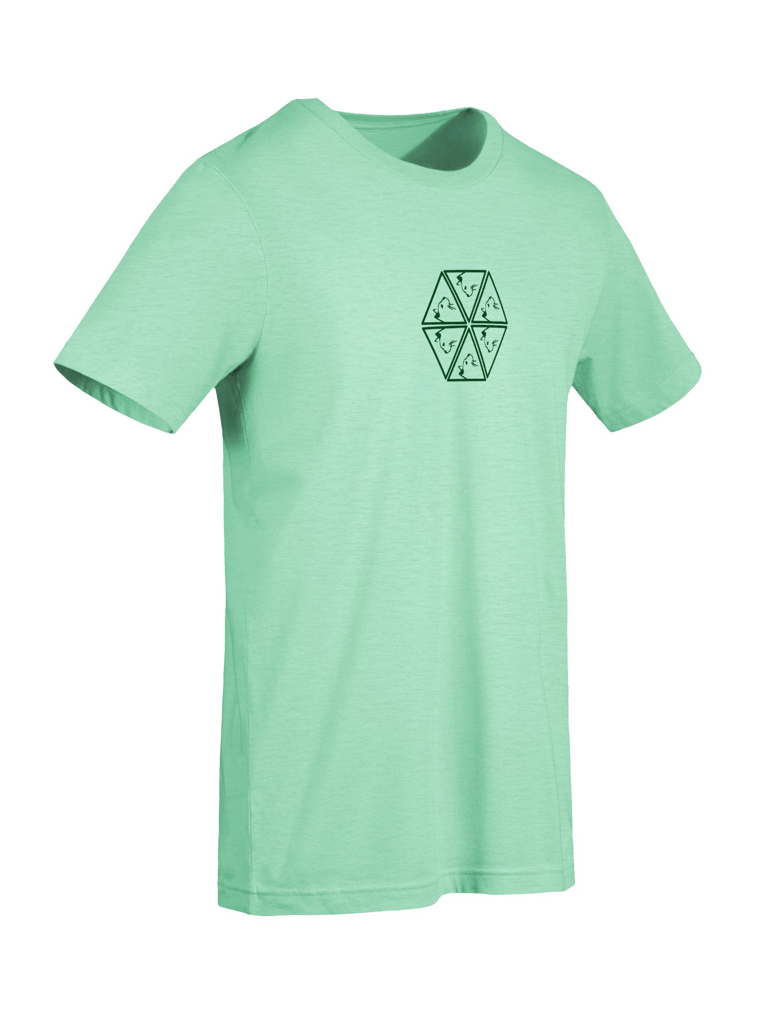 Mirror Image of a Cat in Dark Green |FEM FIT product image (7)
