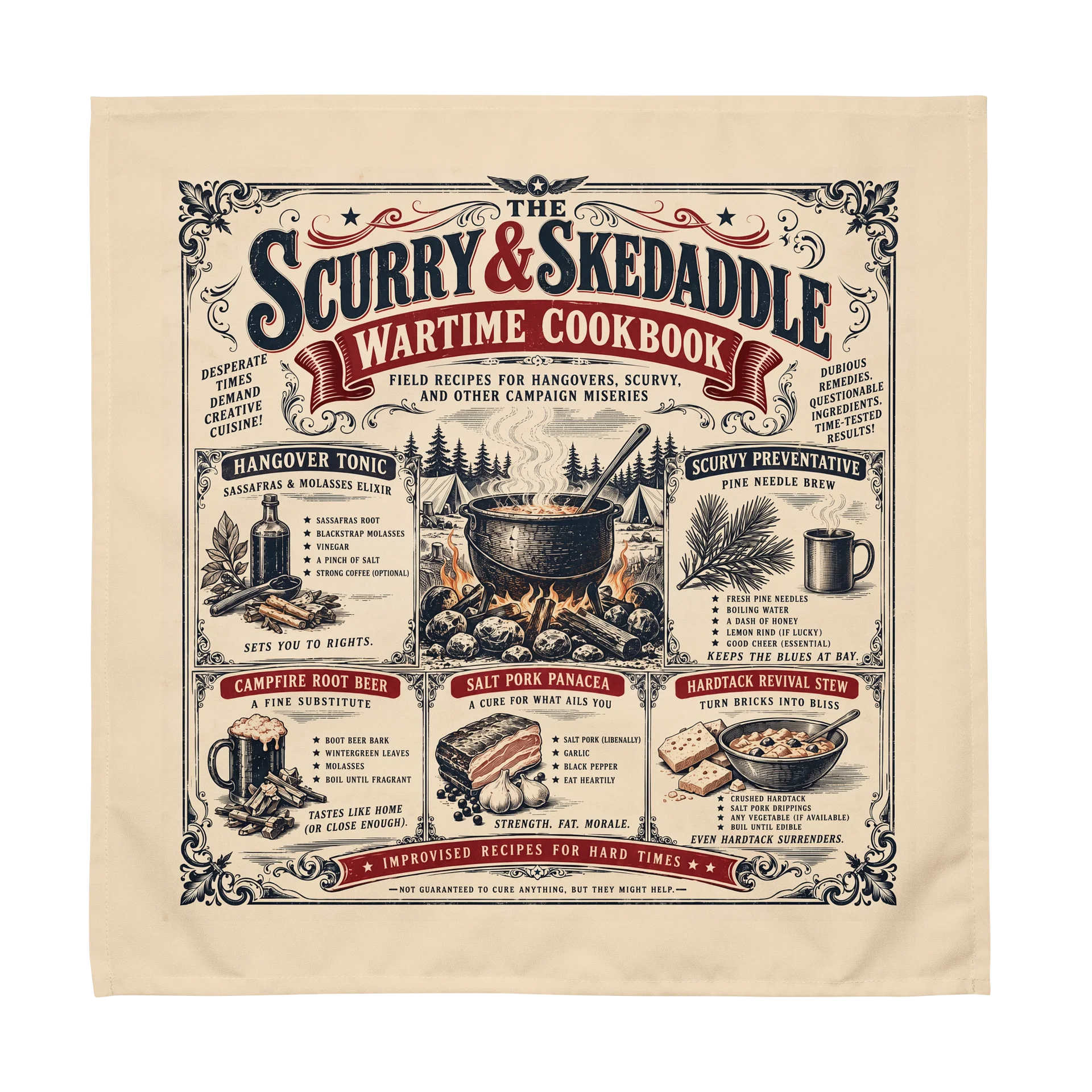 Civil War Ration Reference Napkins product image (5)