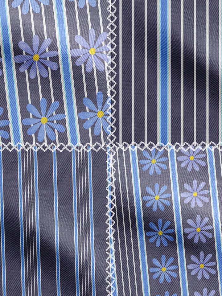 Flowers x geometric shapes patterns (Part 10) (Commercial License) product image (1)