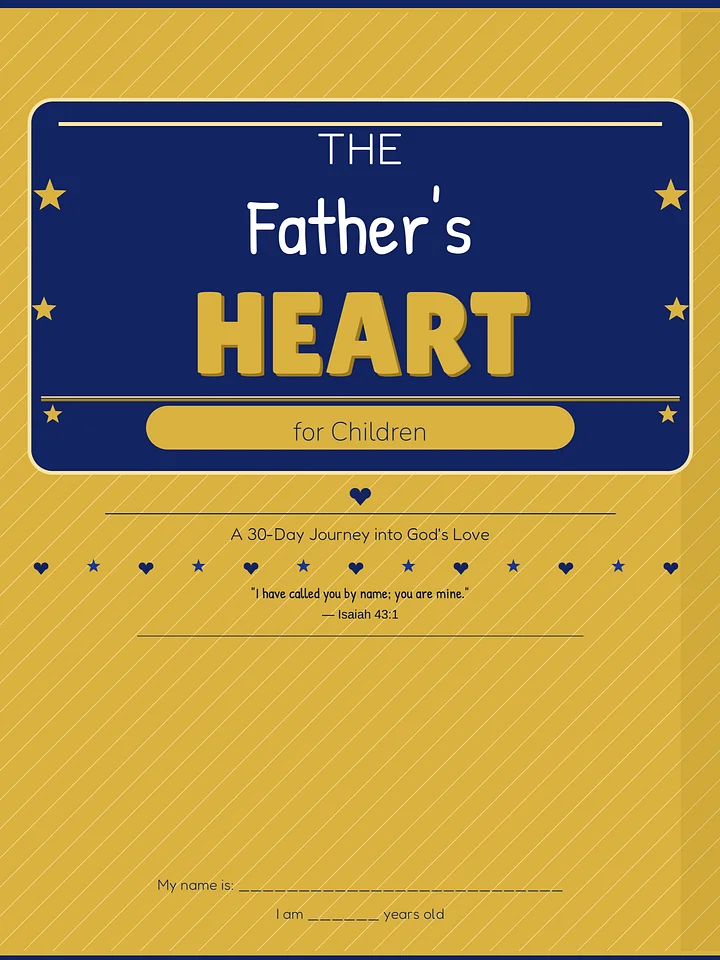 The Father's Heart for Children Study Journal product image (1)