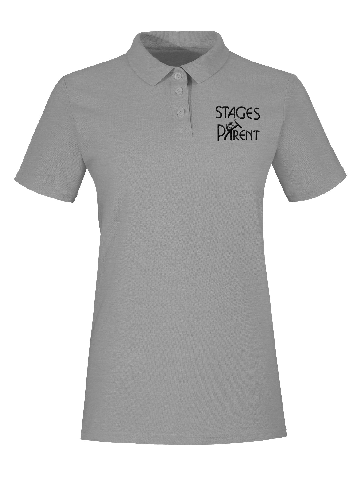 Feminine Polo - Light with Black Embroidered "Stages Parent" product image (7)