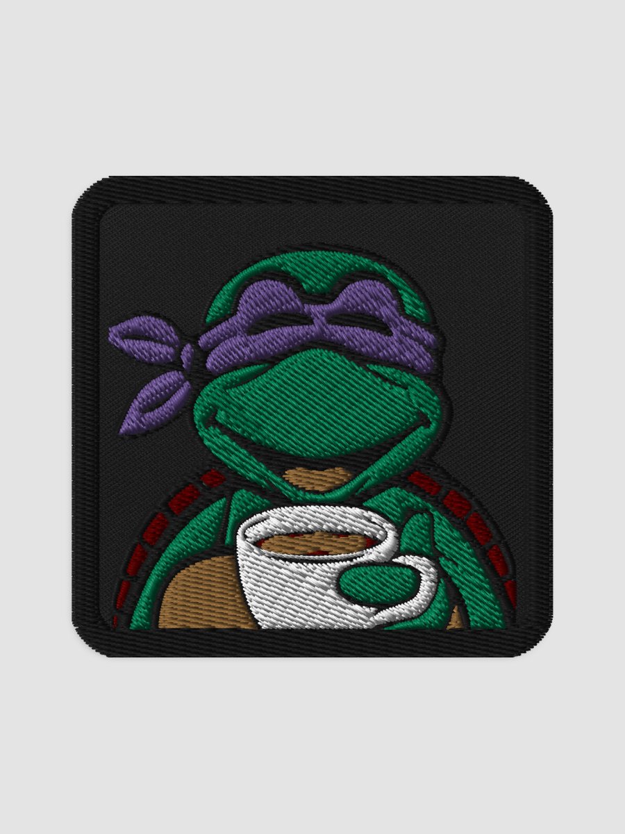 Coffee Donnie Embroidered Patch product image (1)