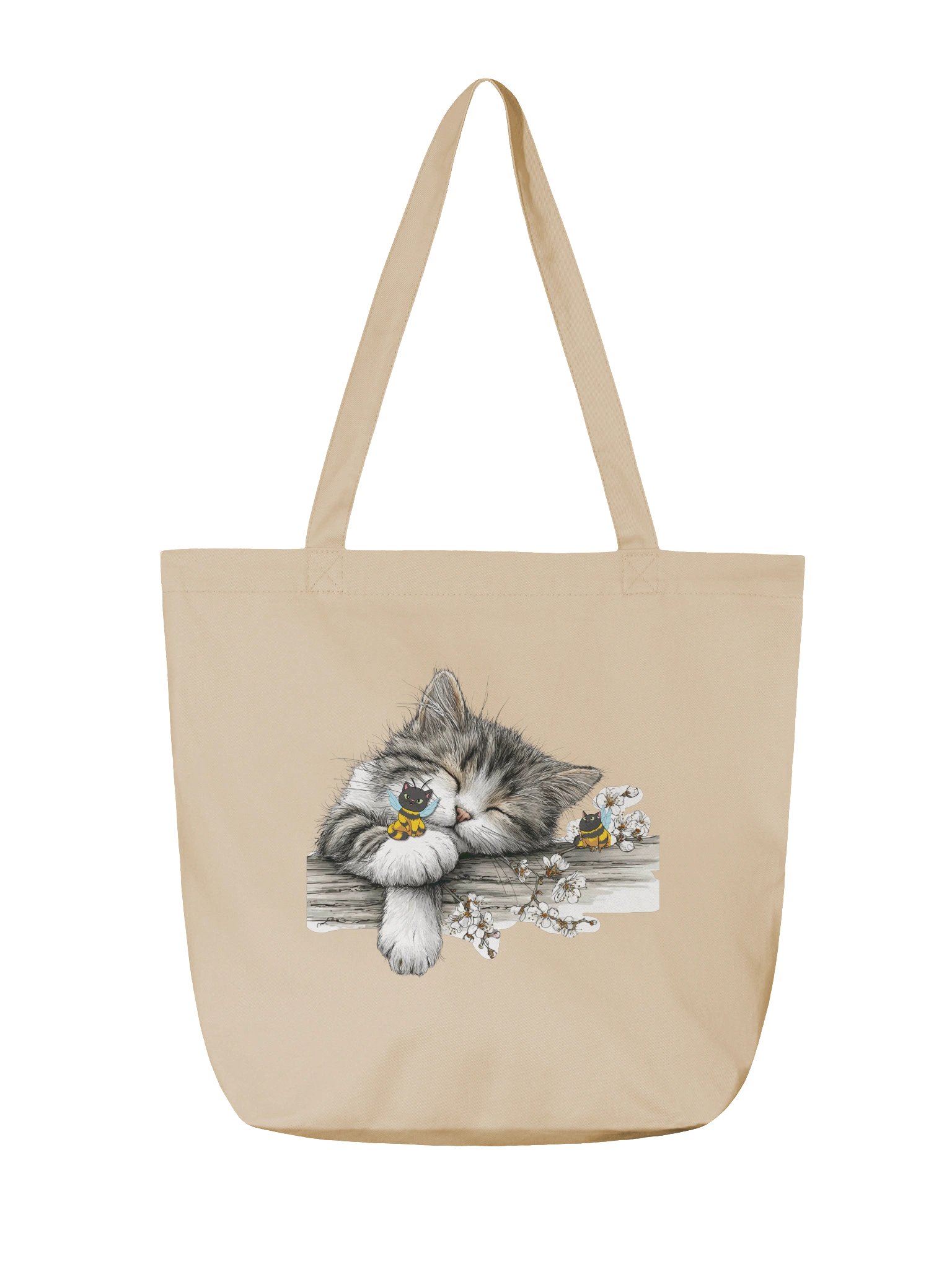 Sleeping Cat Tote Bag product image (4)