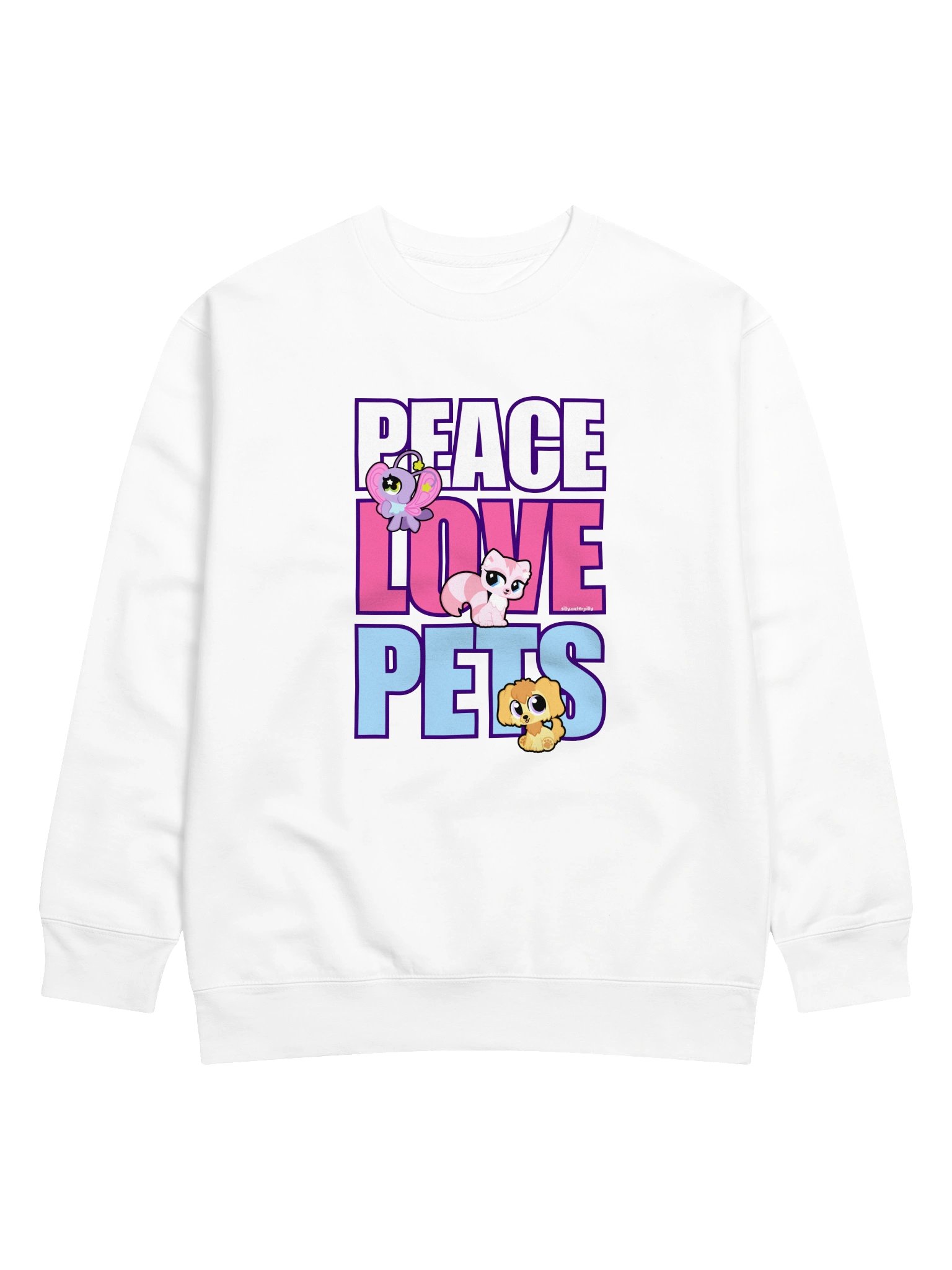 Peace Love Pets Sweatshirt product image (1)