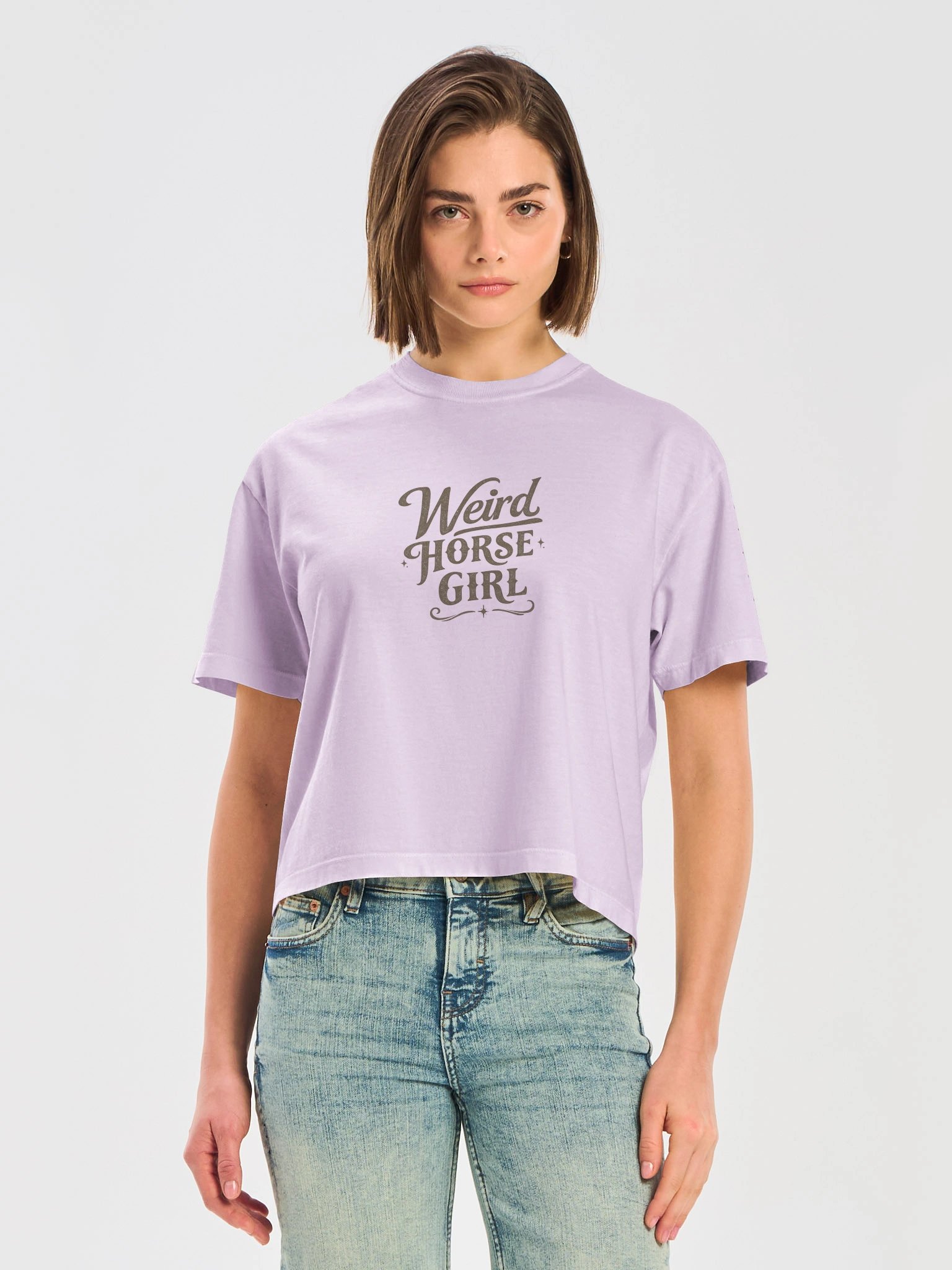 Weird Horse Girl - Boxy Tee product image (19)