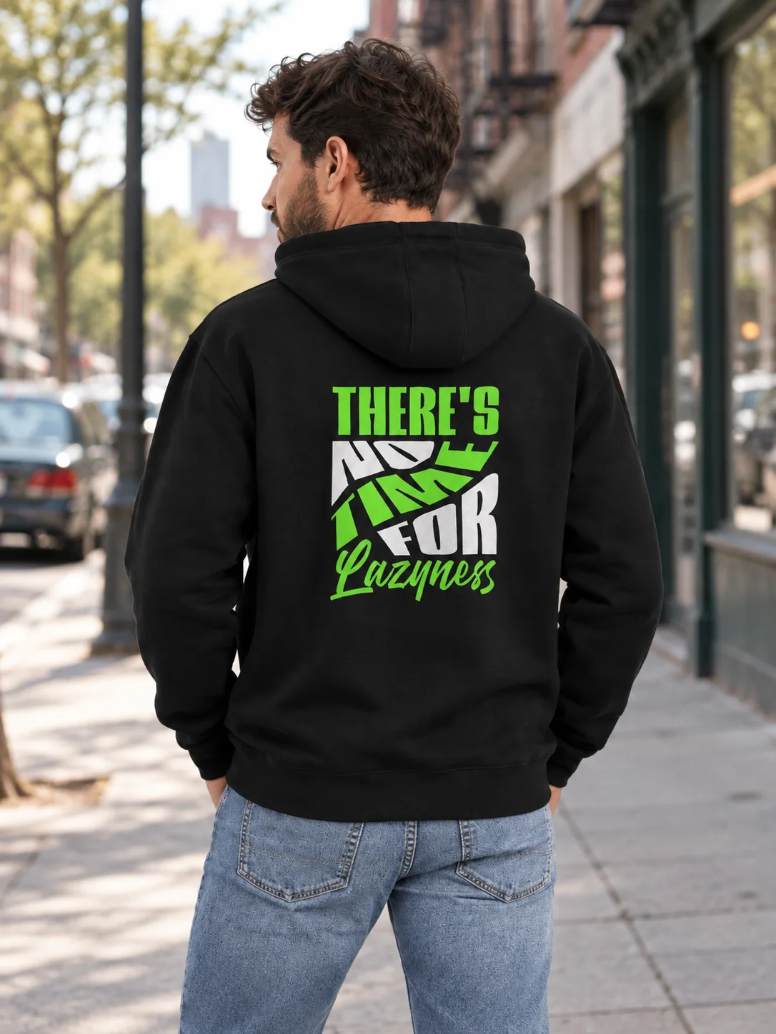 There’s No Time for Lazyness Unisex Hoodie product image (1)
