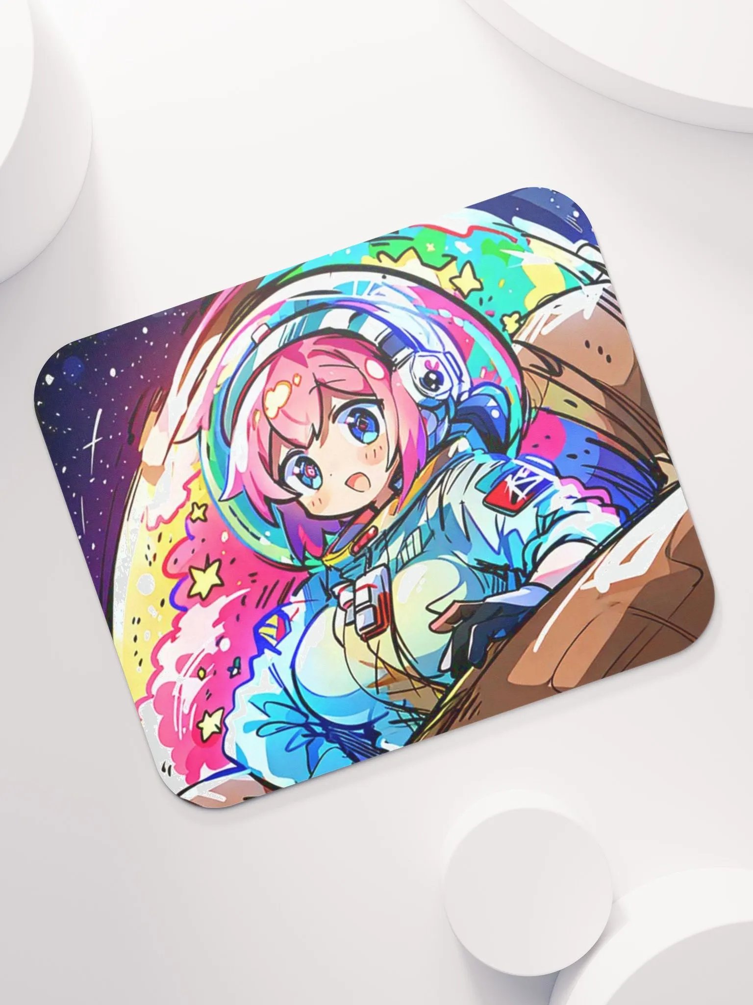 Cosmic Anime Astronaut Mouse Pad product image (7)