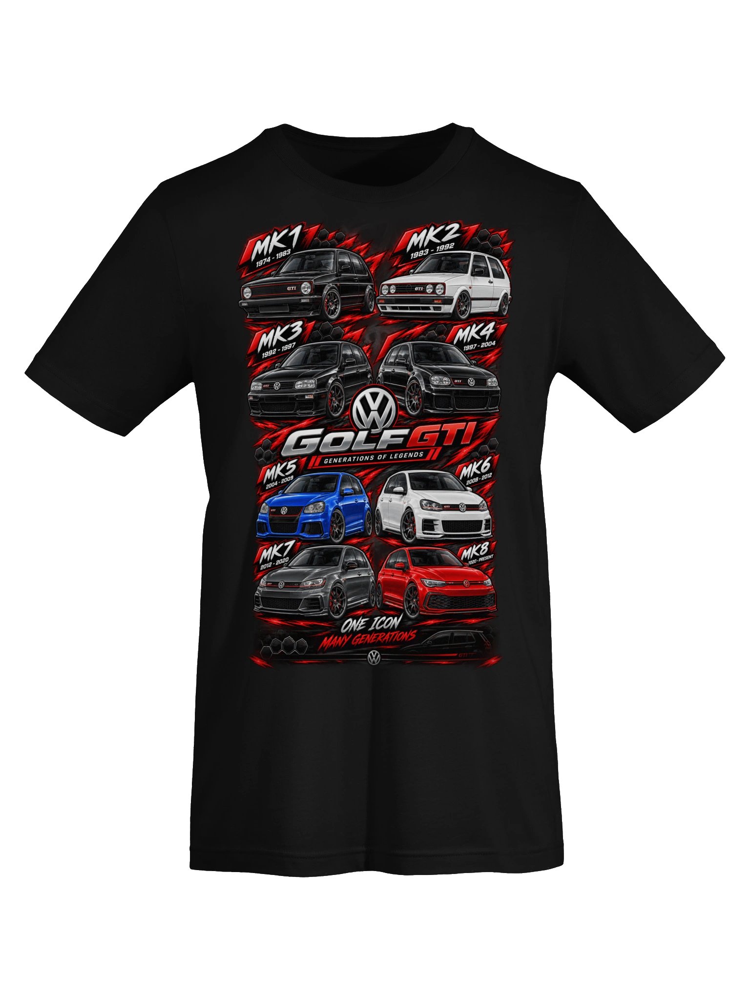 Golf GTI Generations of Legends Tee product image (6)