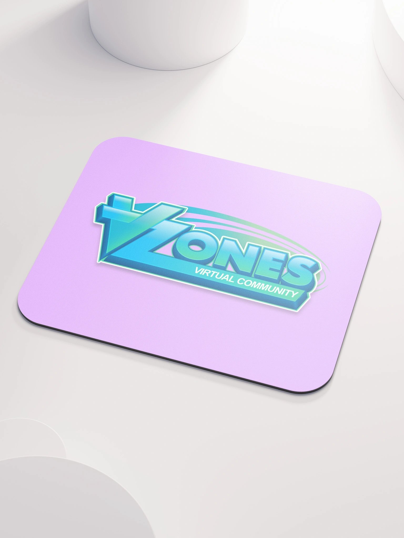 VZones Logo Mouse Mat - Pink product image (3)