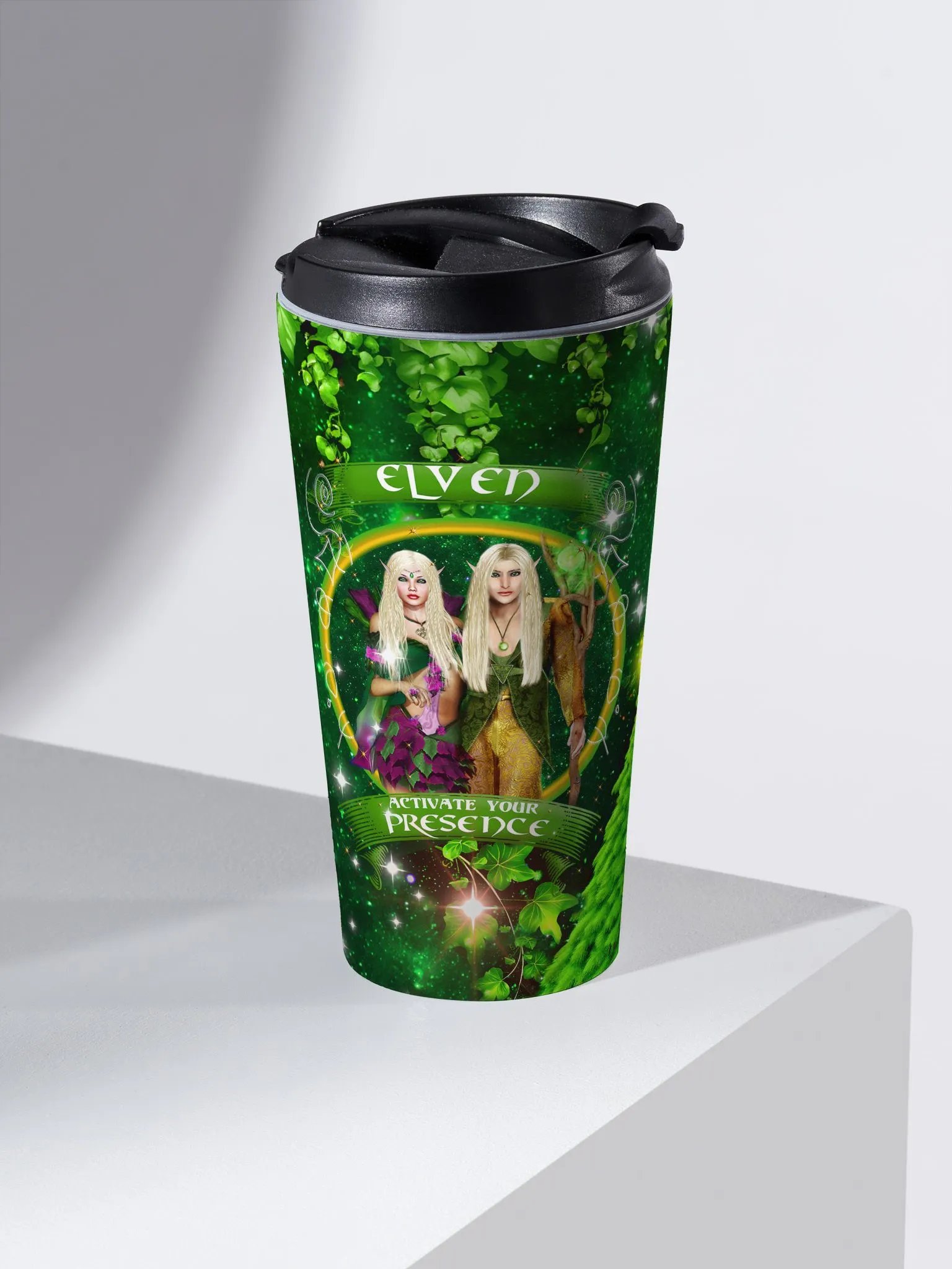 Elven Activate Your Presence 15 oz Travel Mug product image (1)