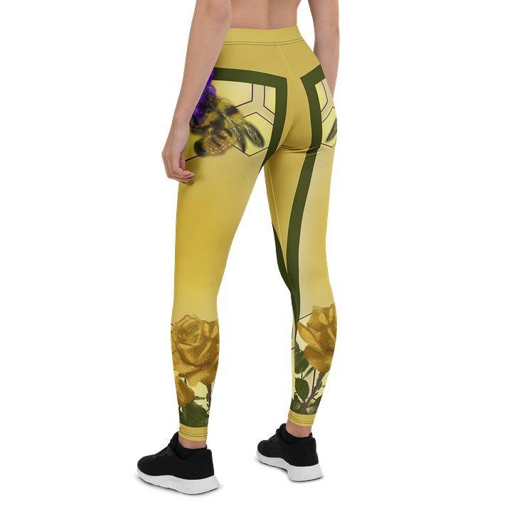 Heliotrope honeycomb All-Over Print Leggings product image (2)