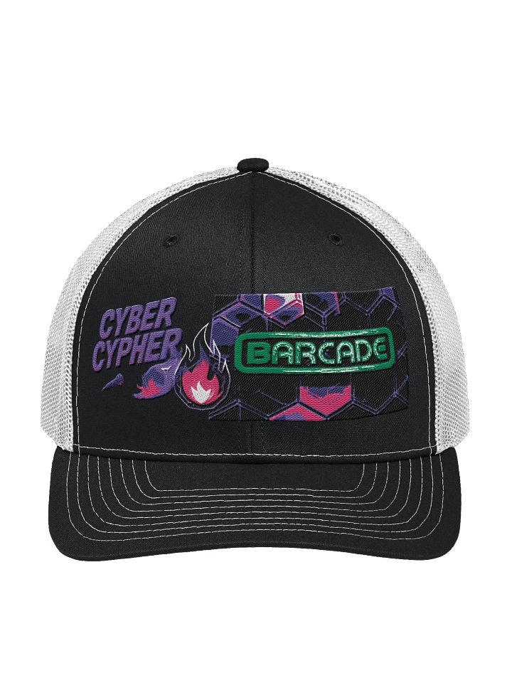 Cyber Cypher Barcade Trucker Hat product image (1)