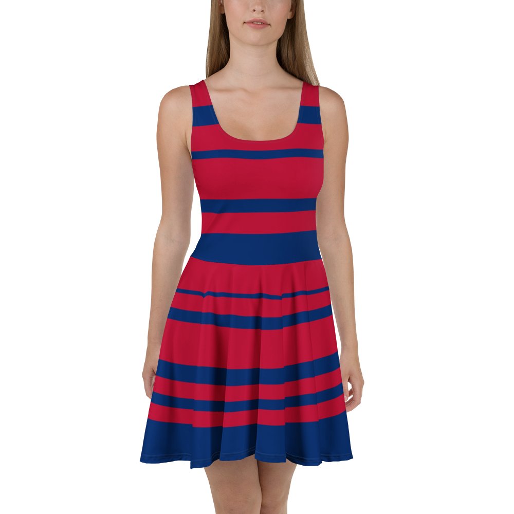 Blue & Red Stripe All-Over Dress product image (1)