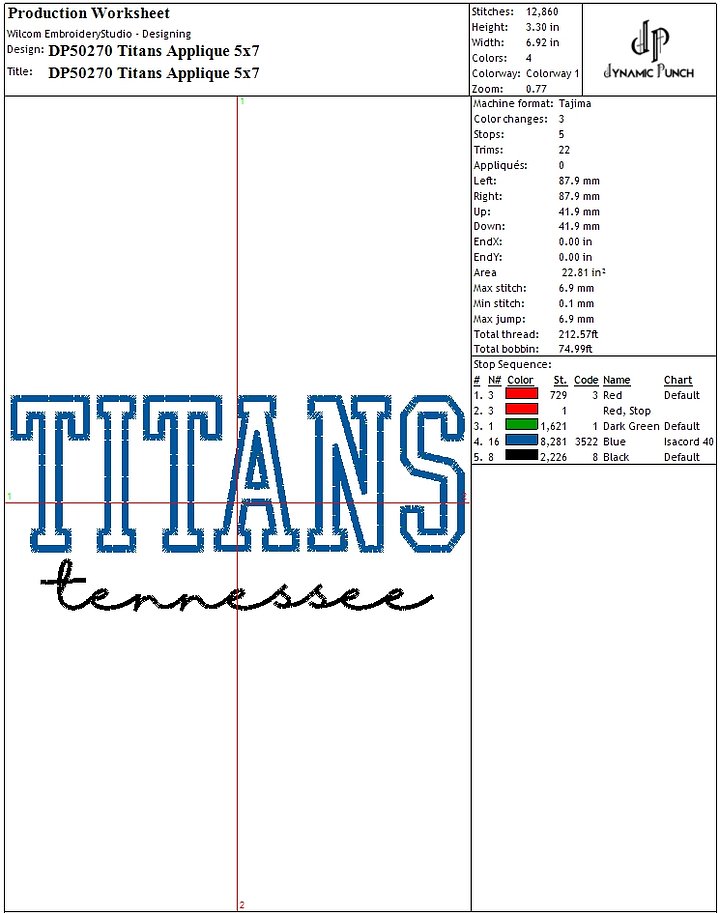 NFL TITANS APPLIQUE product image (2)