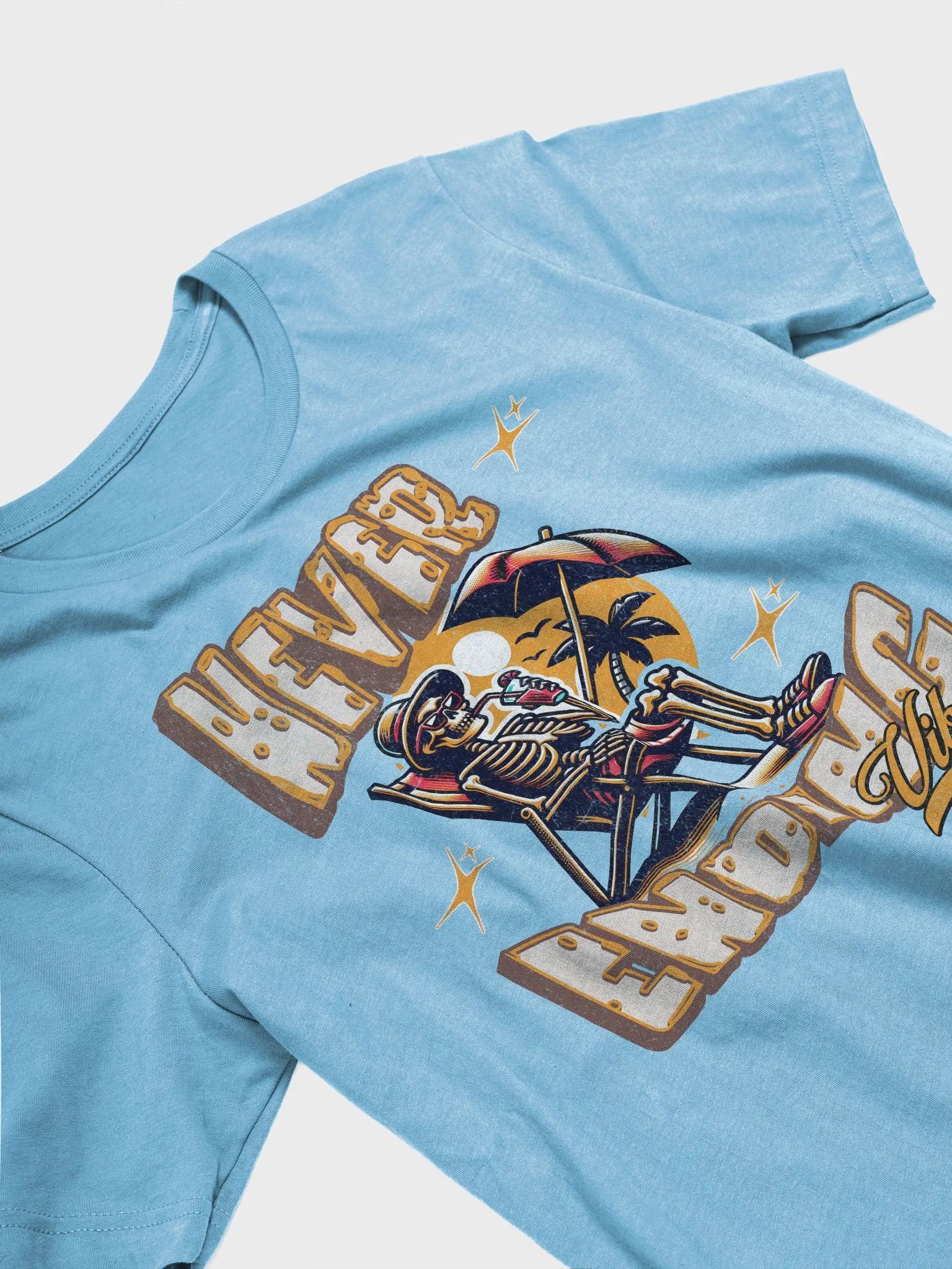 Never Ending Vibes Skeleton T-Shirt product image (2)