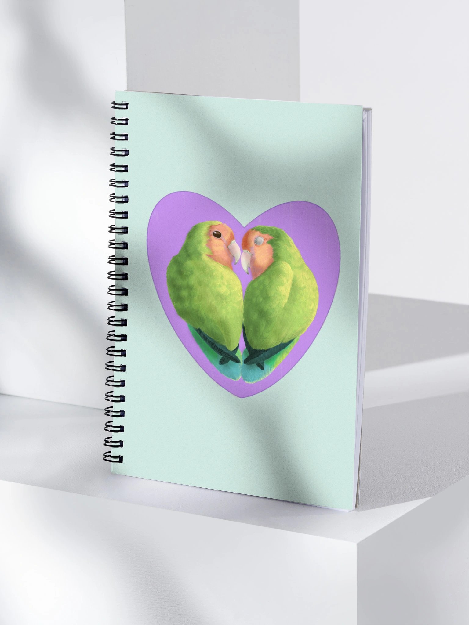 Lovebirds Spiral Notebook product image (4)