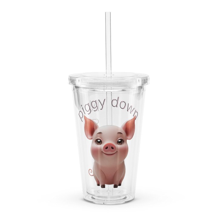 Piggy Down Double Wall Tumbler product image (1)
