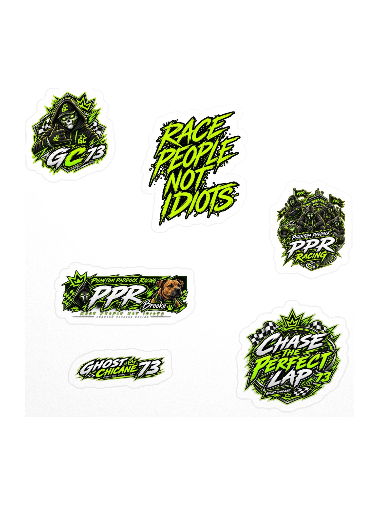 Ghost Chicane x PPR Ultimate Sticker Sheet product image (1)