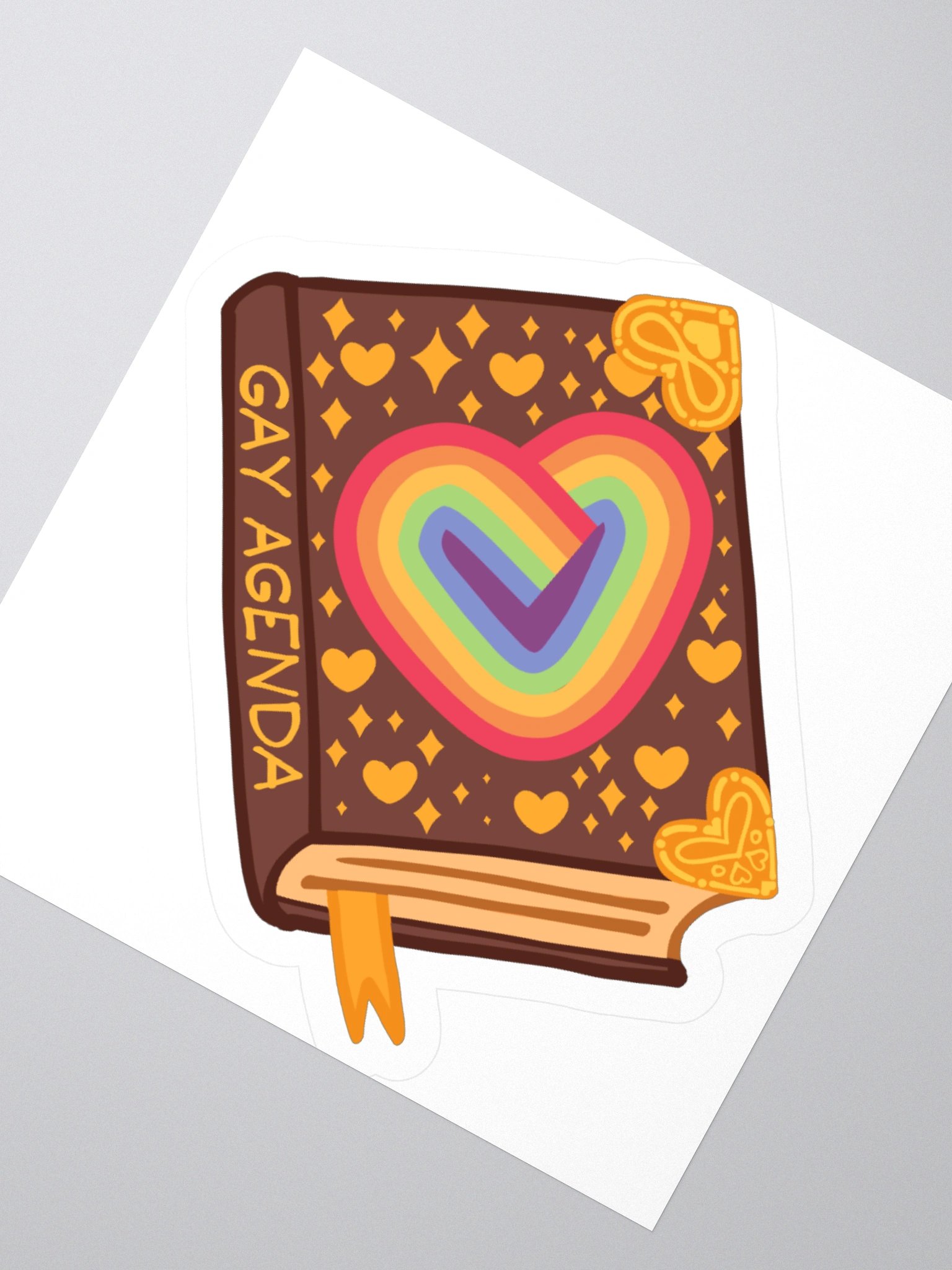 Gay Agenda Sticker (For Journaling) product image (2)