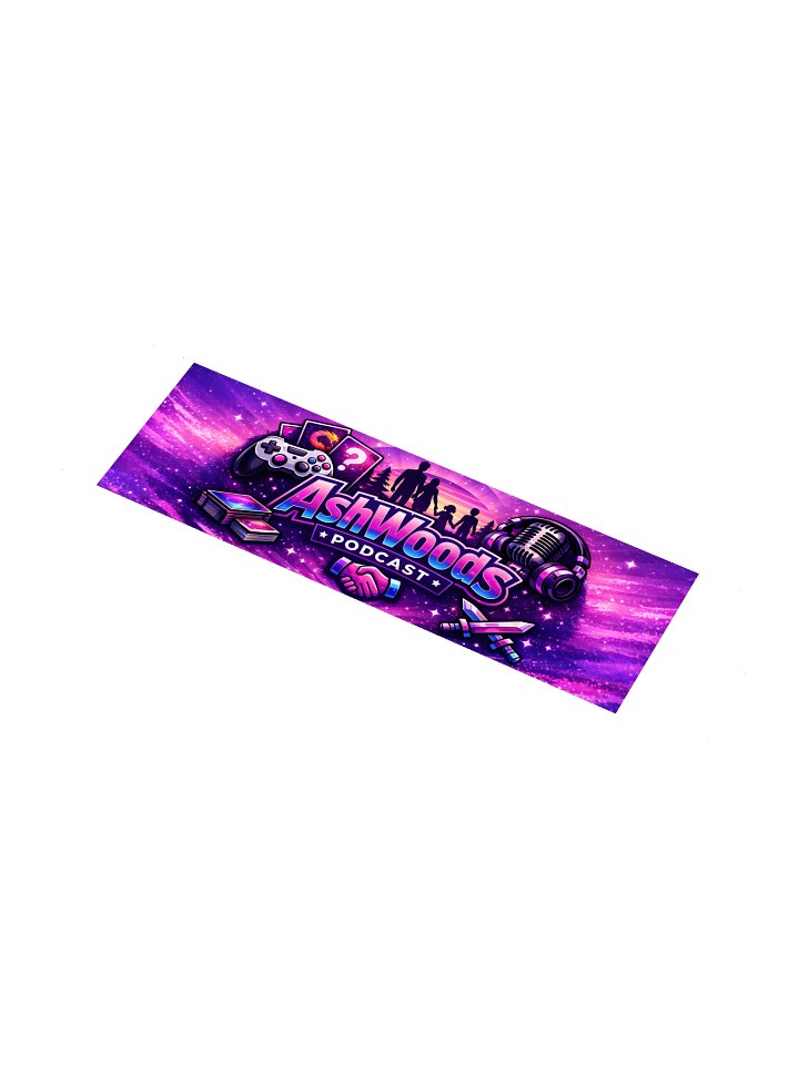 AshWoods Podcast Long Sticker (Landscape) product image (1)