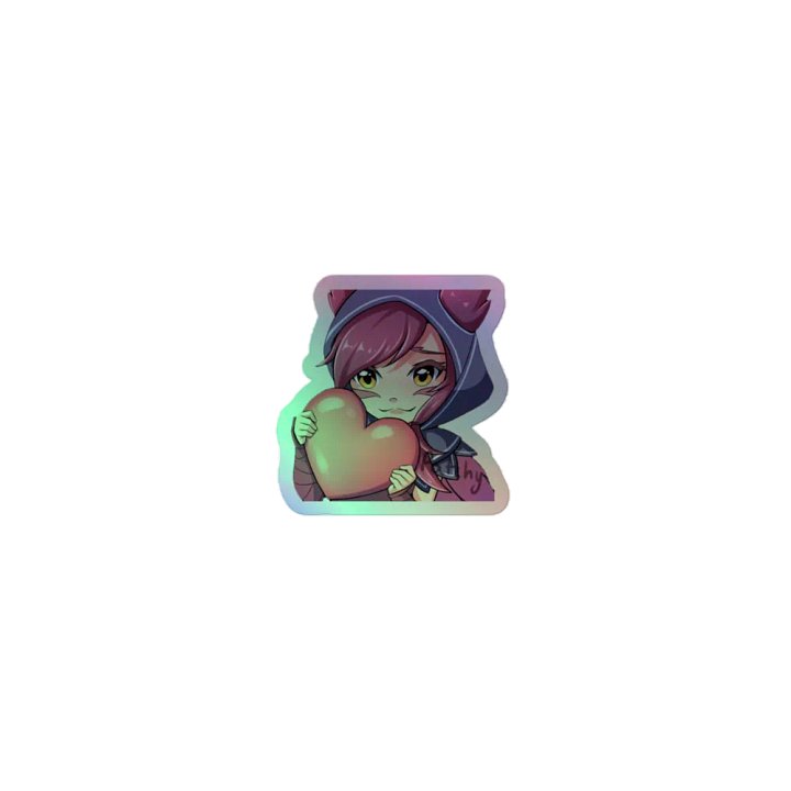 Xayah holo sticker product image (1)