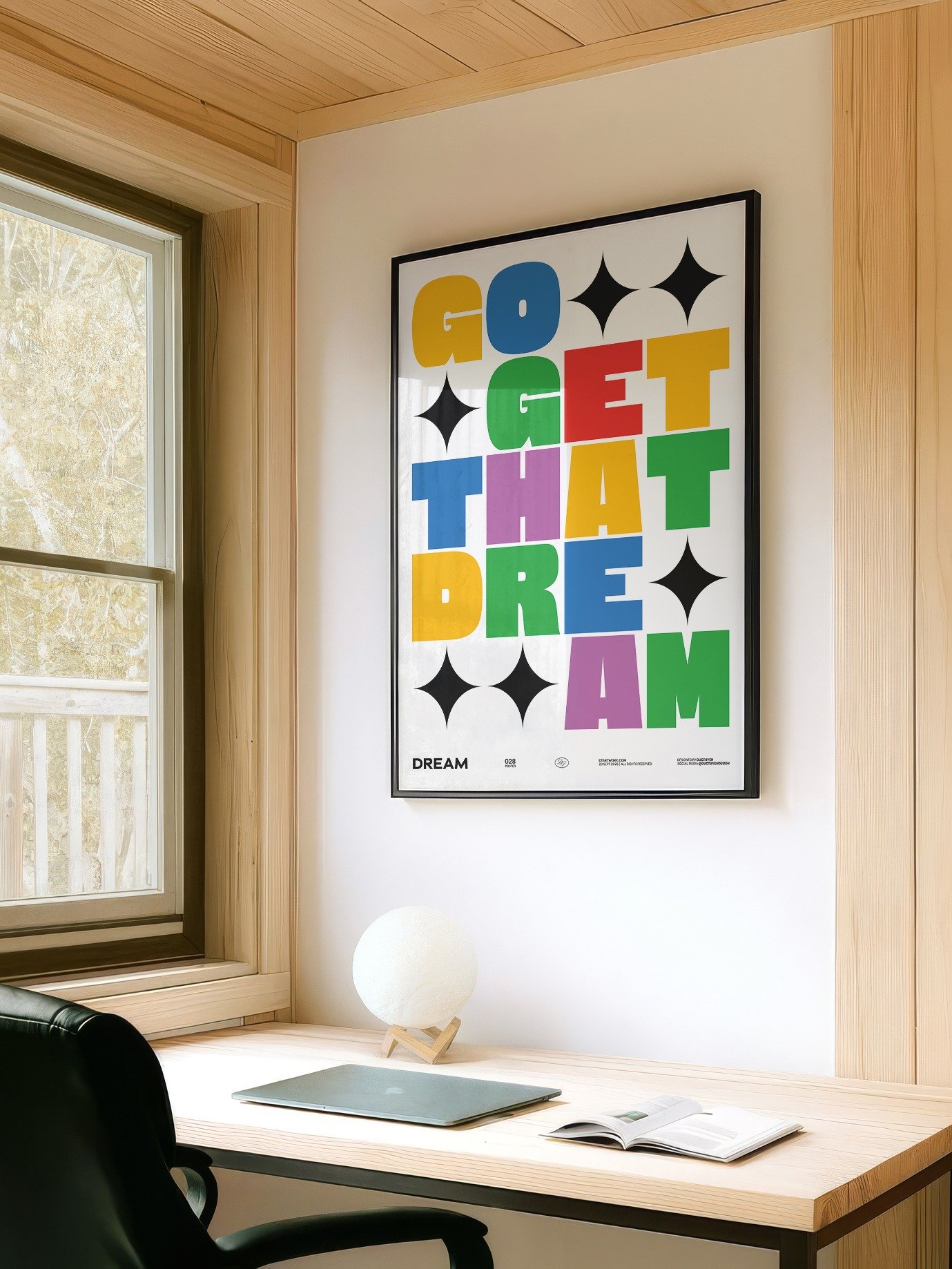 "GO GET THAT DREAM" Framed Poster product image (37)