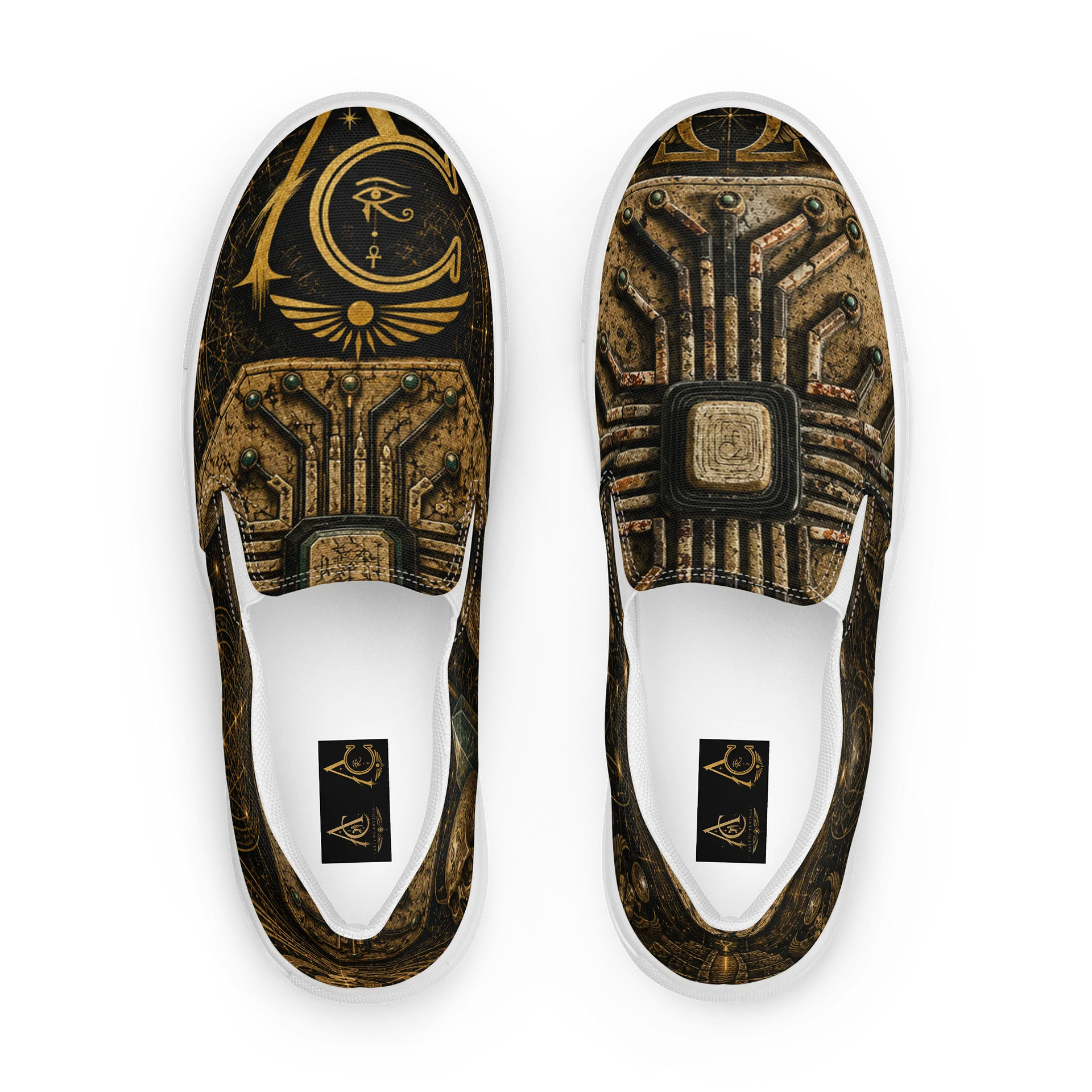 Womans Slip On Alpha and Omega Chiipped Shoe product image (1)
