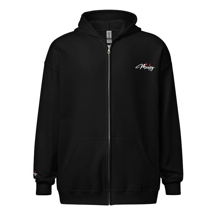 MoopyDevil Zipped Hoodie (Black) product image (1)