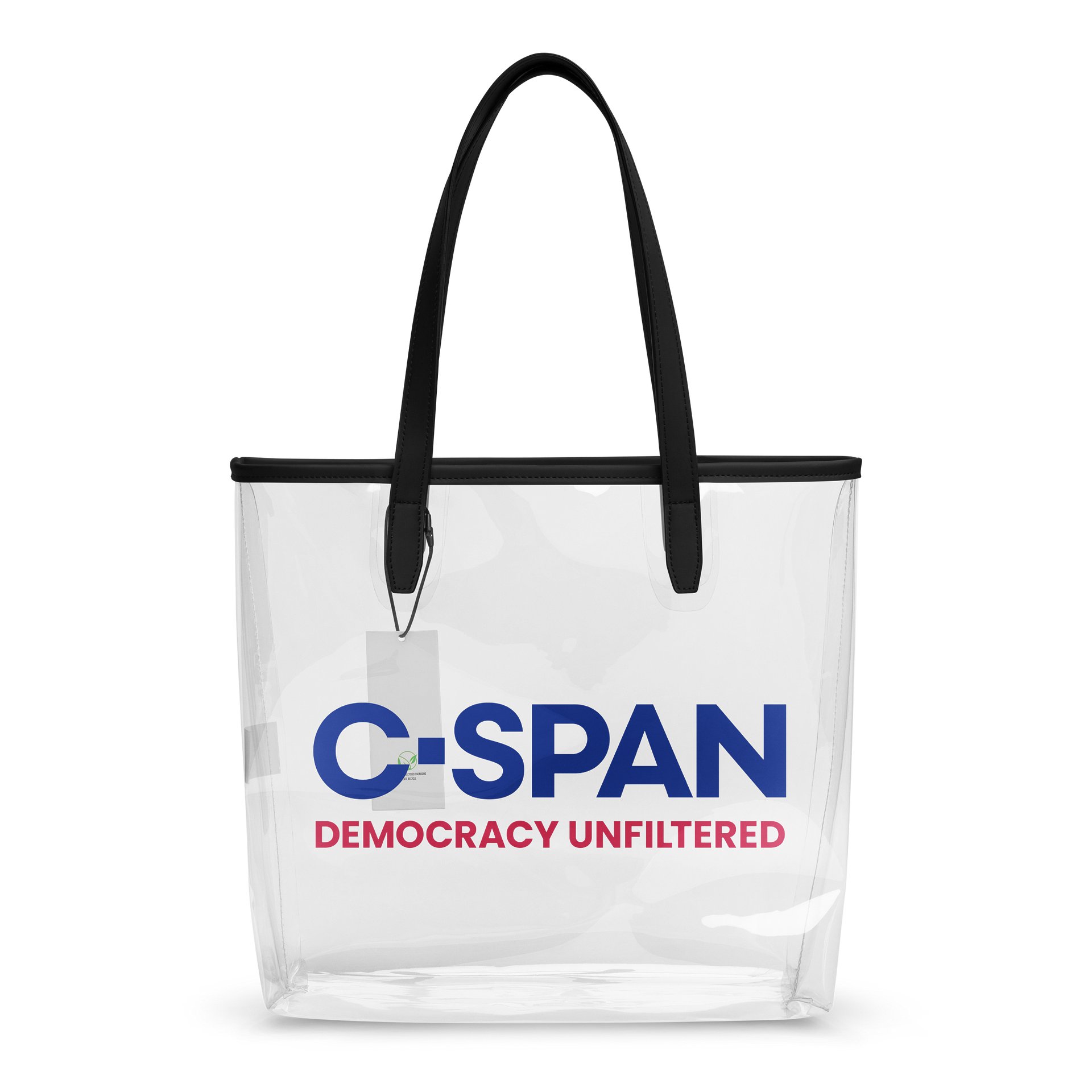 C-SPAN Democracy Unfiltered Clear Tote Bag product image (1)