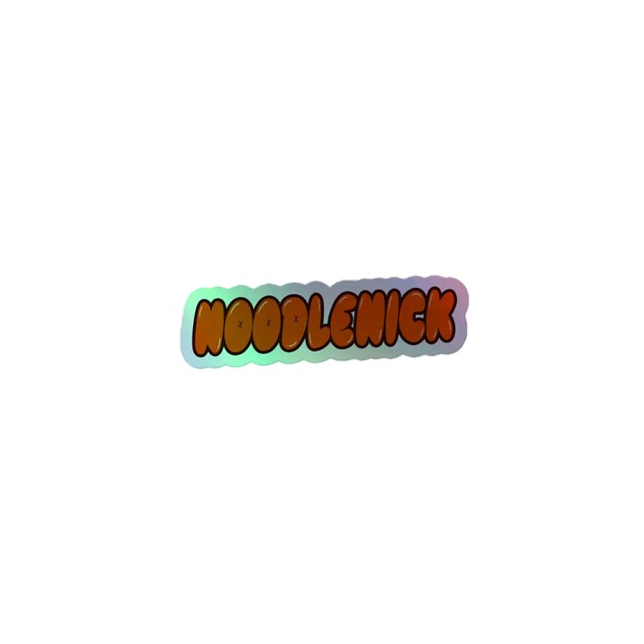 NoodleNick Holographic Sticker product image (1)
