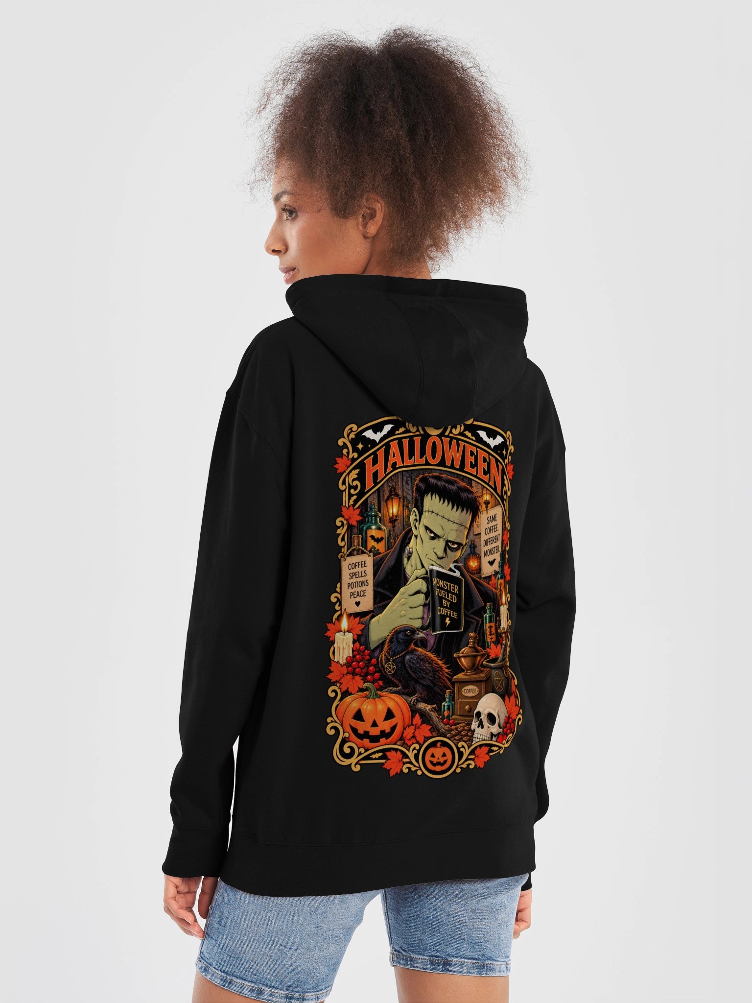 Frankenstein – Monster Fueled by Coffee | Women’s Hoodie product image (39)