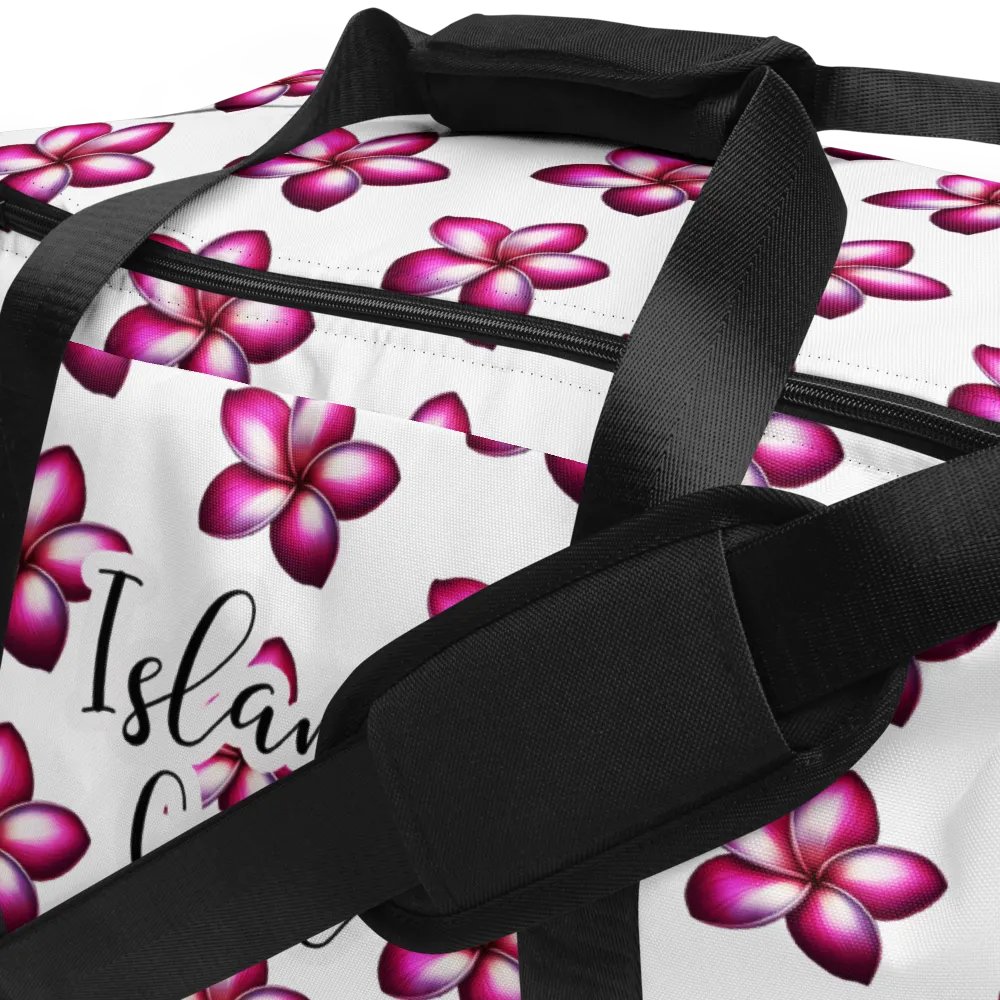 Island Girl Plumeria Duffle Bag - Tropical Bliss for Your Adventures product image (6)