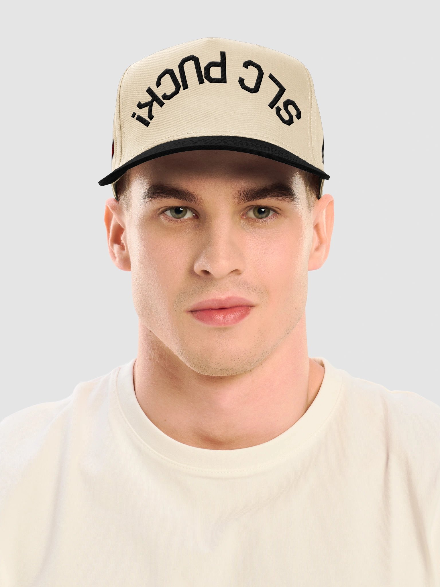 SLC Puck "Basement Energy - Cream/Black" Snapback product image (5)