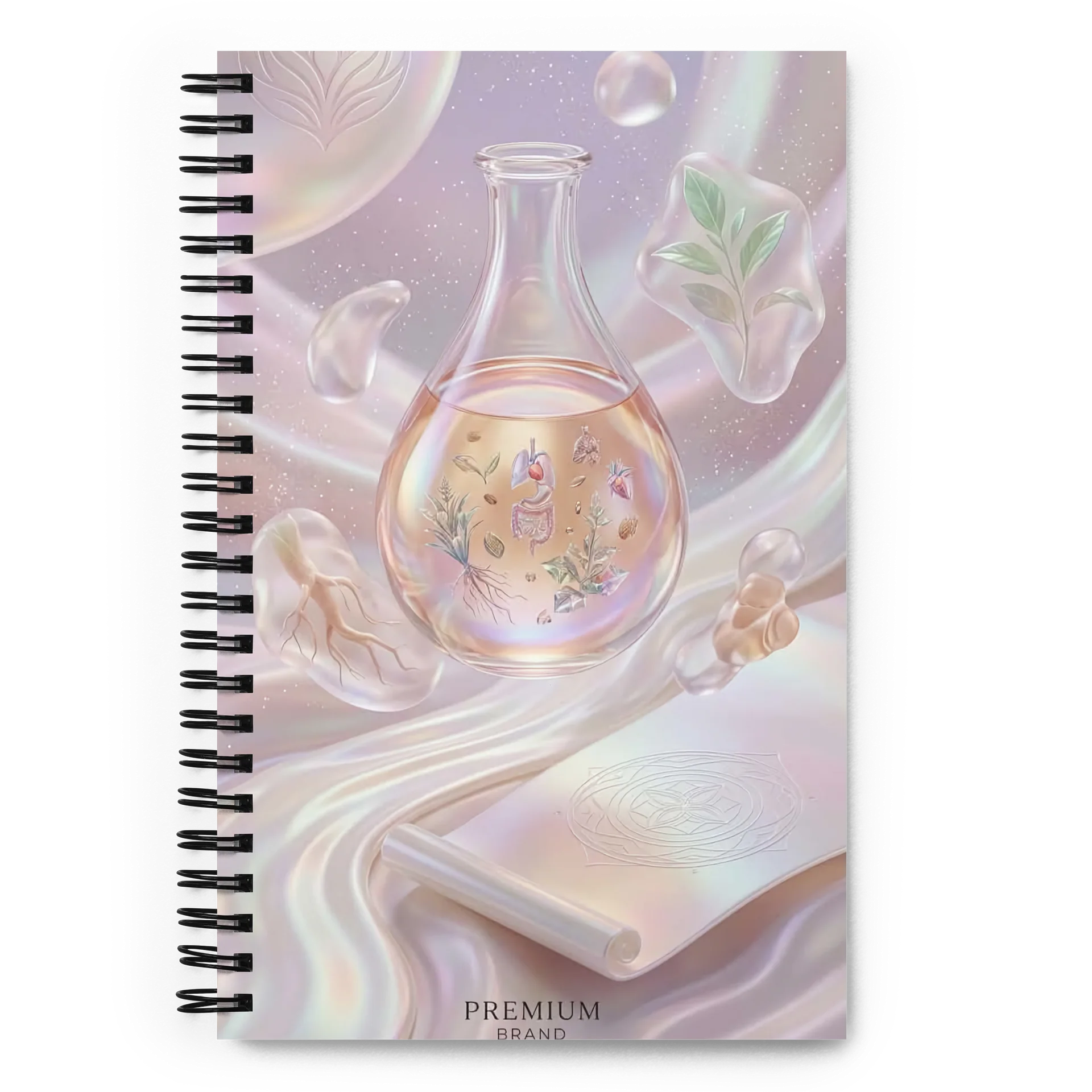 Dreamy Flow Apothecary Spiral Notebook product image (1)