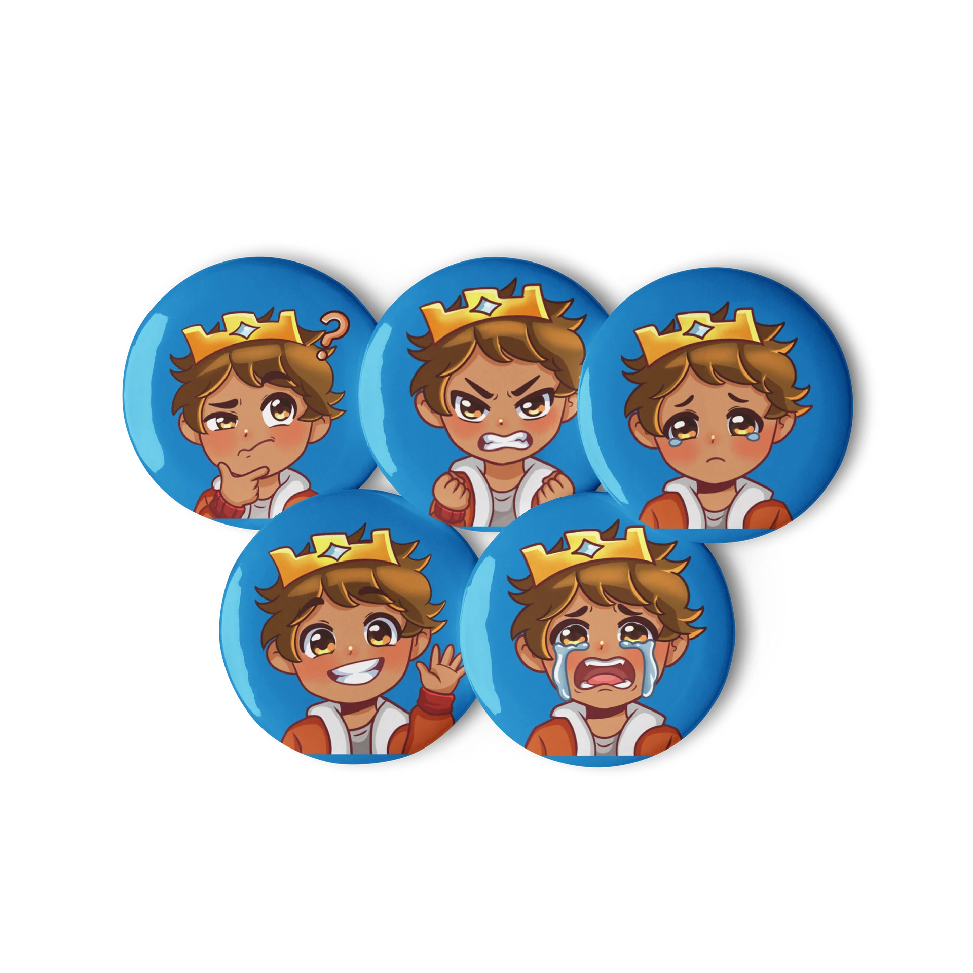Alphiee Builds Pin Pack – 5-Piece Emote Collector Set product image (1)