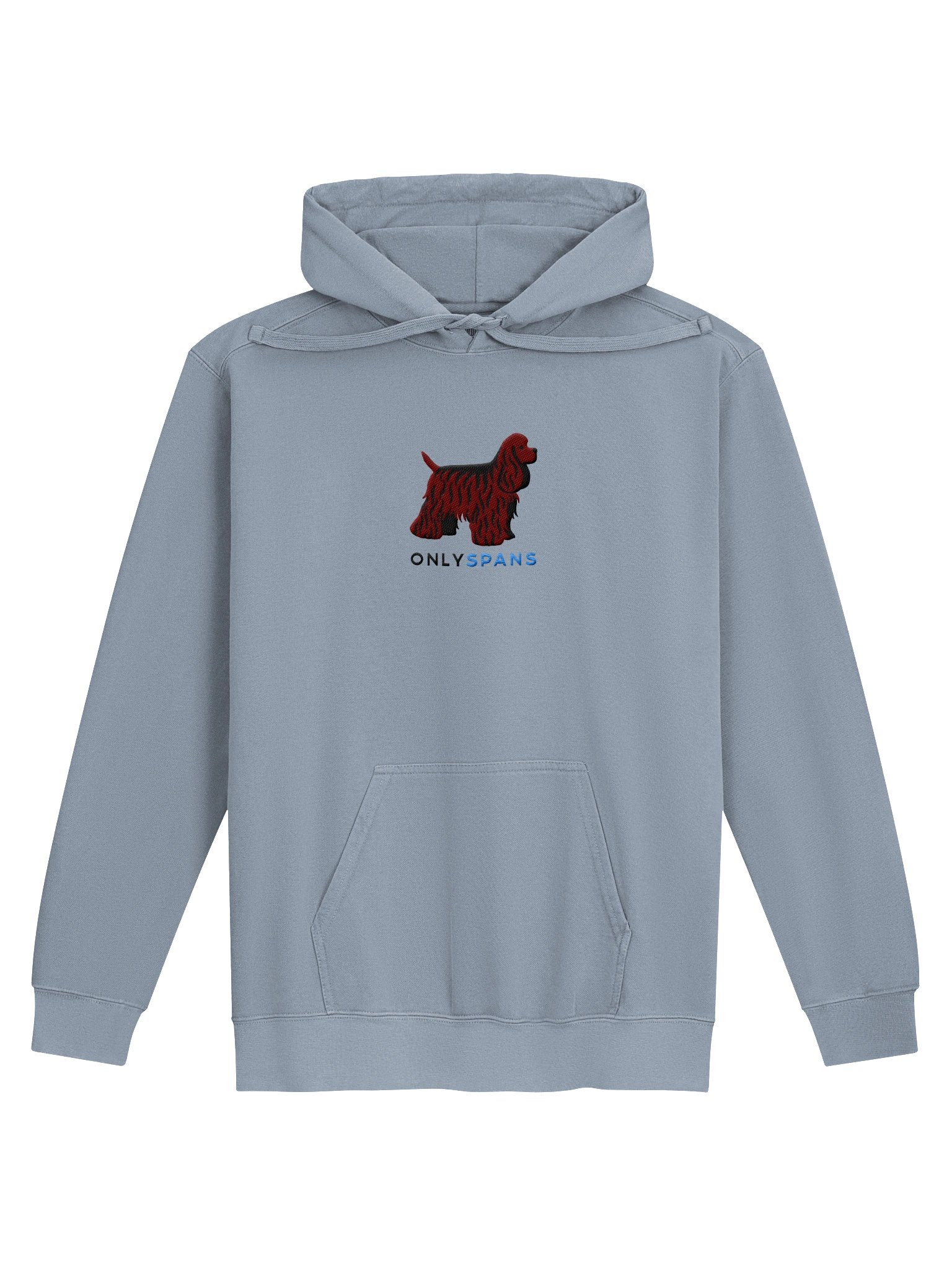 Only Spans Premium Hoodie (Embroidered) of an American Cocker Spaniel(Liver) product image (9)