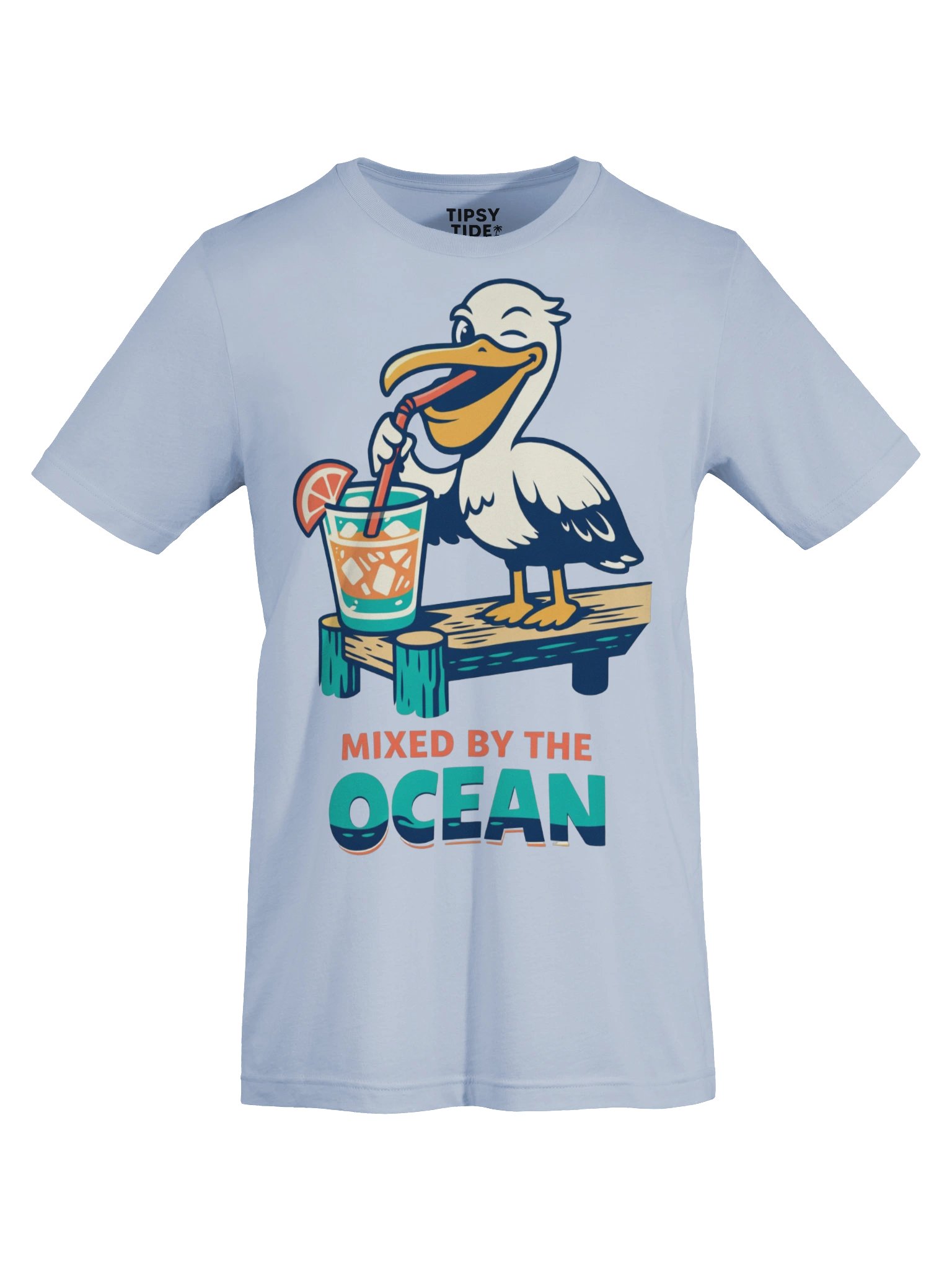 Mixed Pelican by the Ocean T-Shirt product image (4)