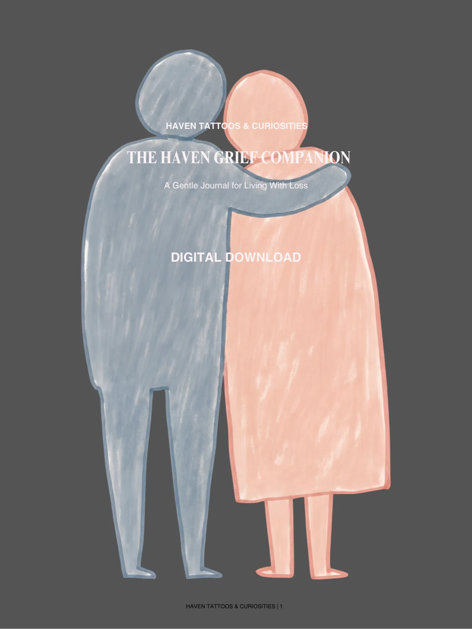 Haven Grief Companion | 17-Page Guided Grief & Remembrance Journal product image (2)