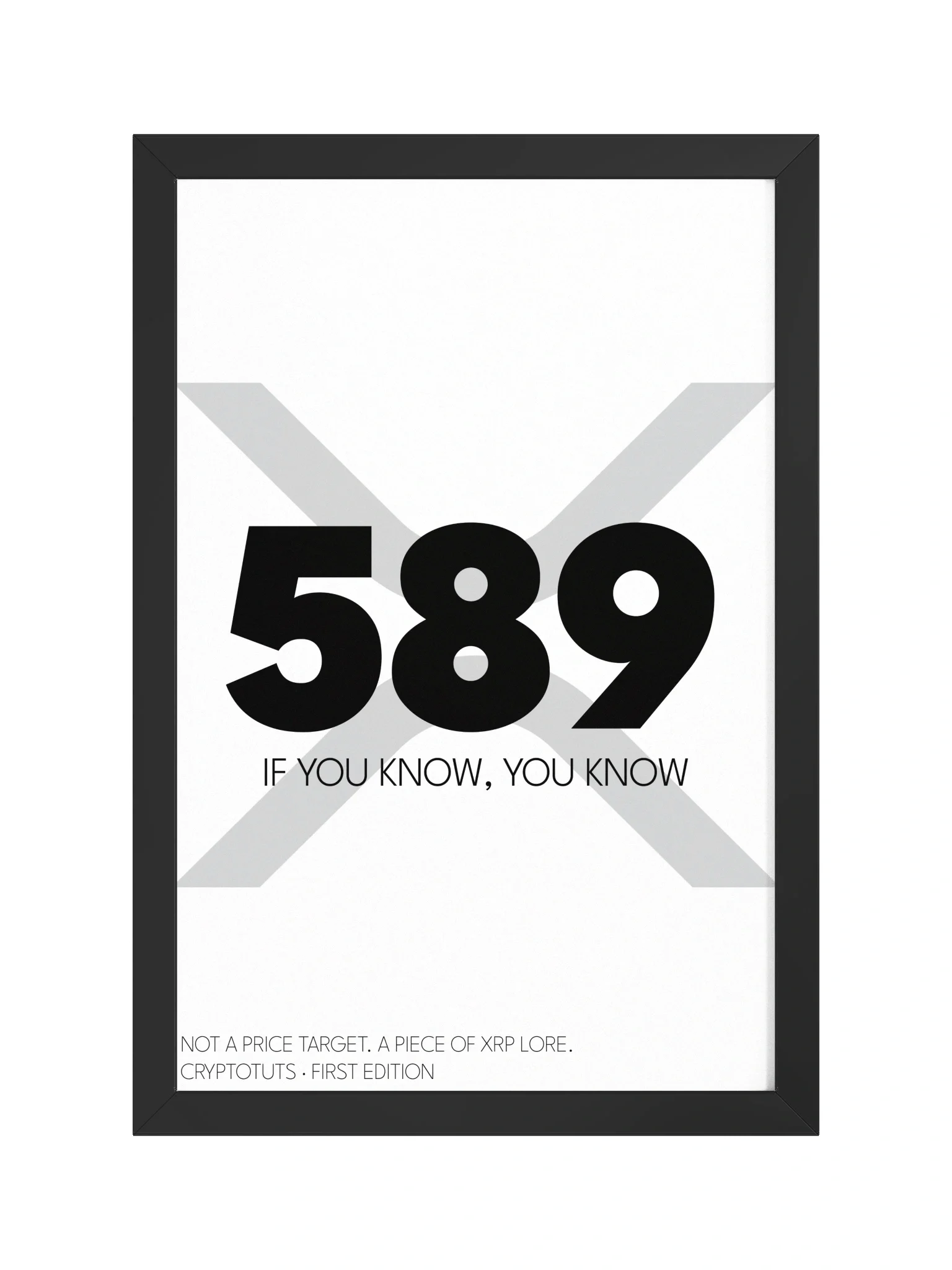 Framed XRP 589 poster