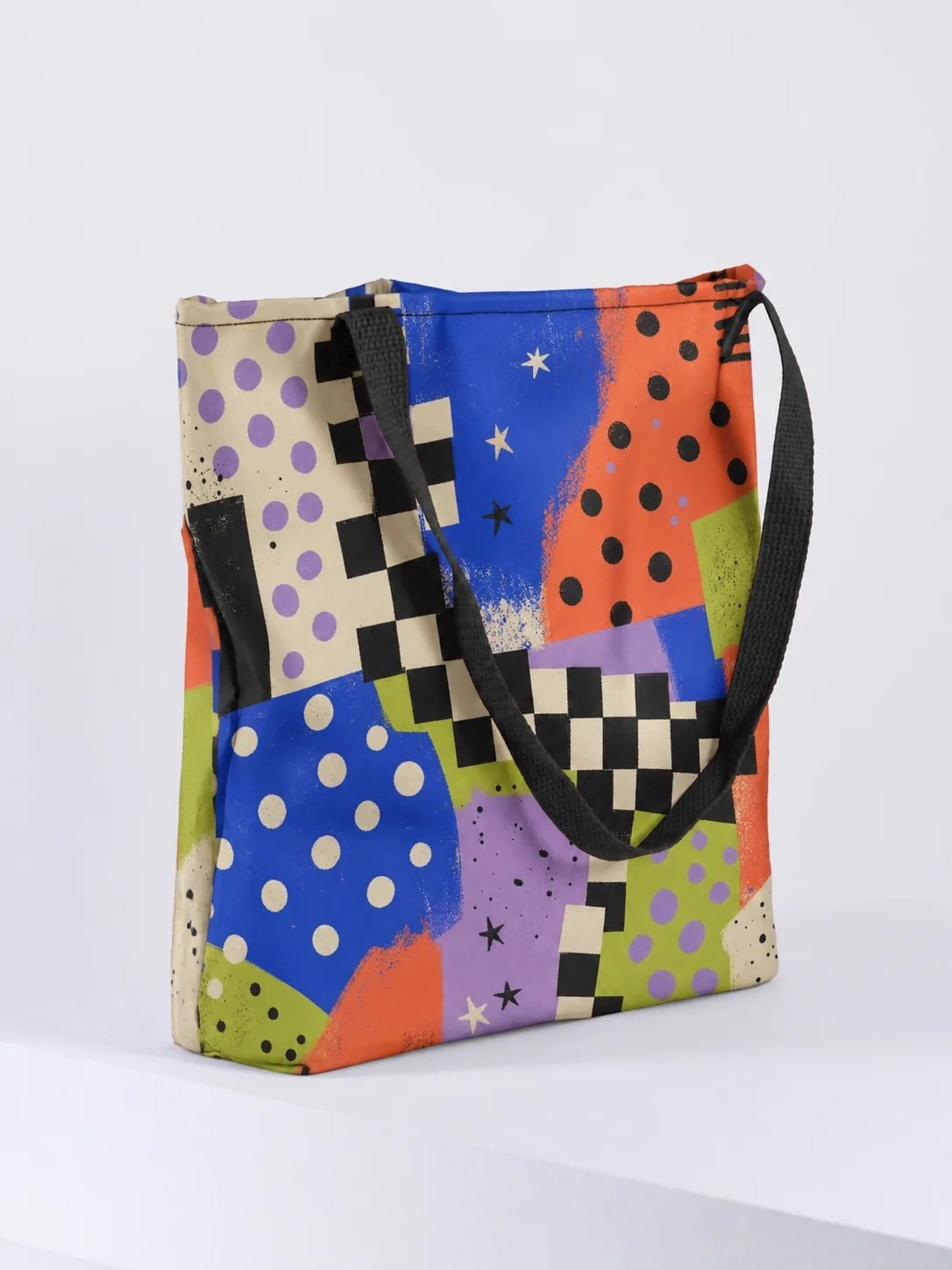 WAYLARO Offbeat Check Tote product image (1)