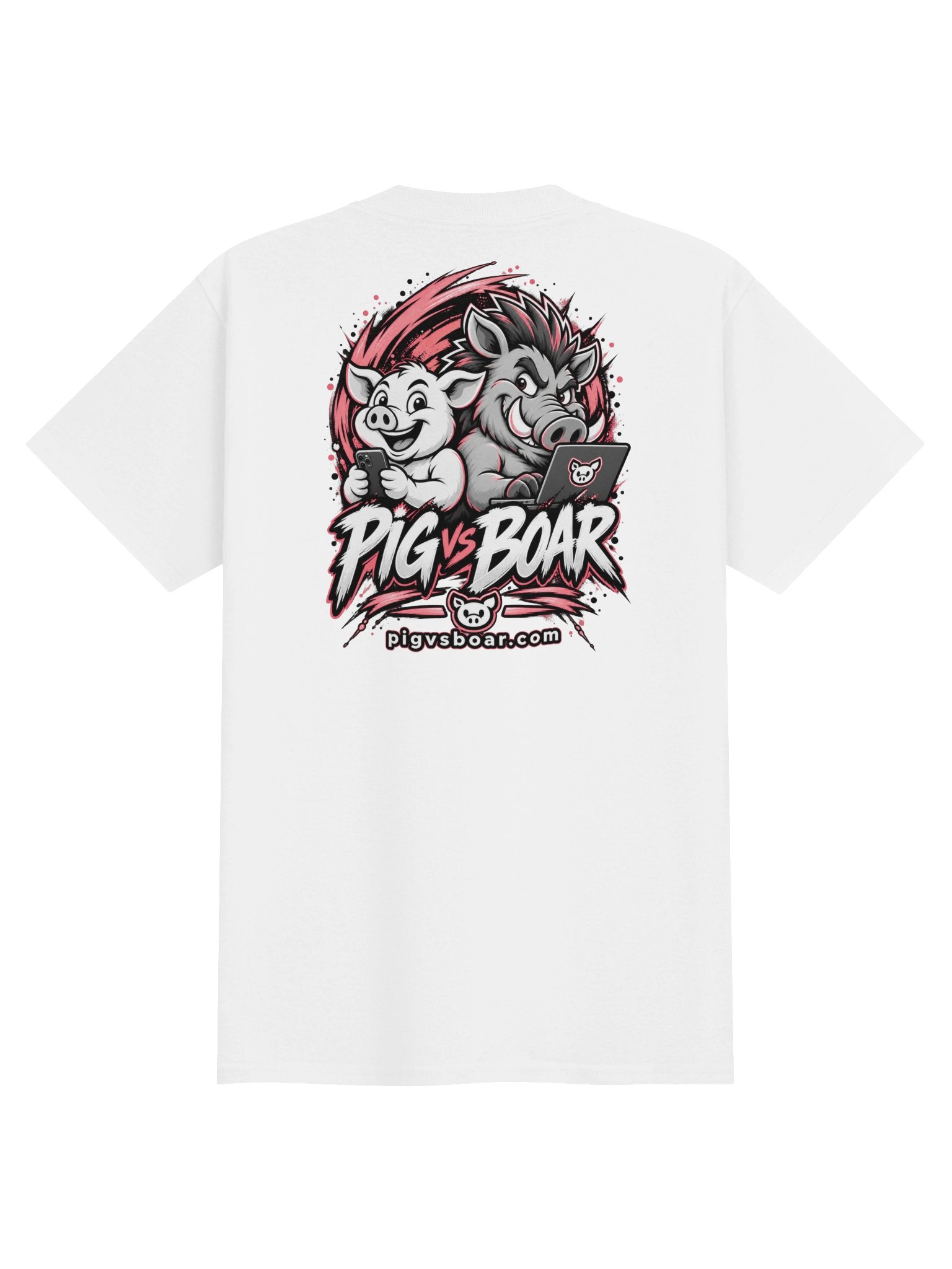 Pig vs Boar Showdown Youth Tee - Pink product image (3)