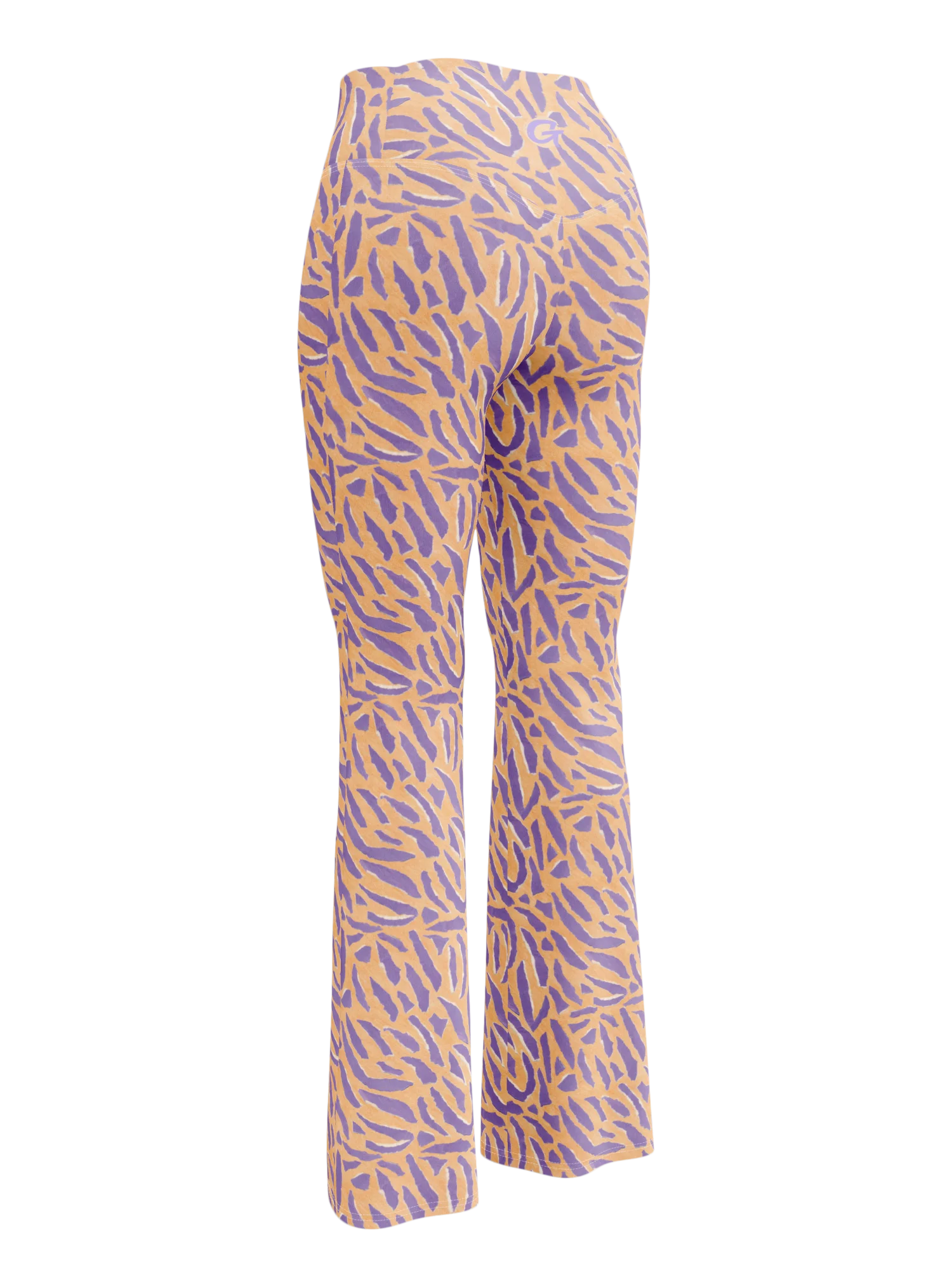 "Animal Stripe" Print Flare Leggings product image (4)