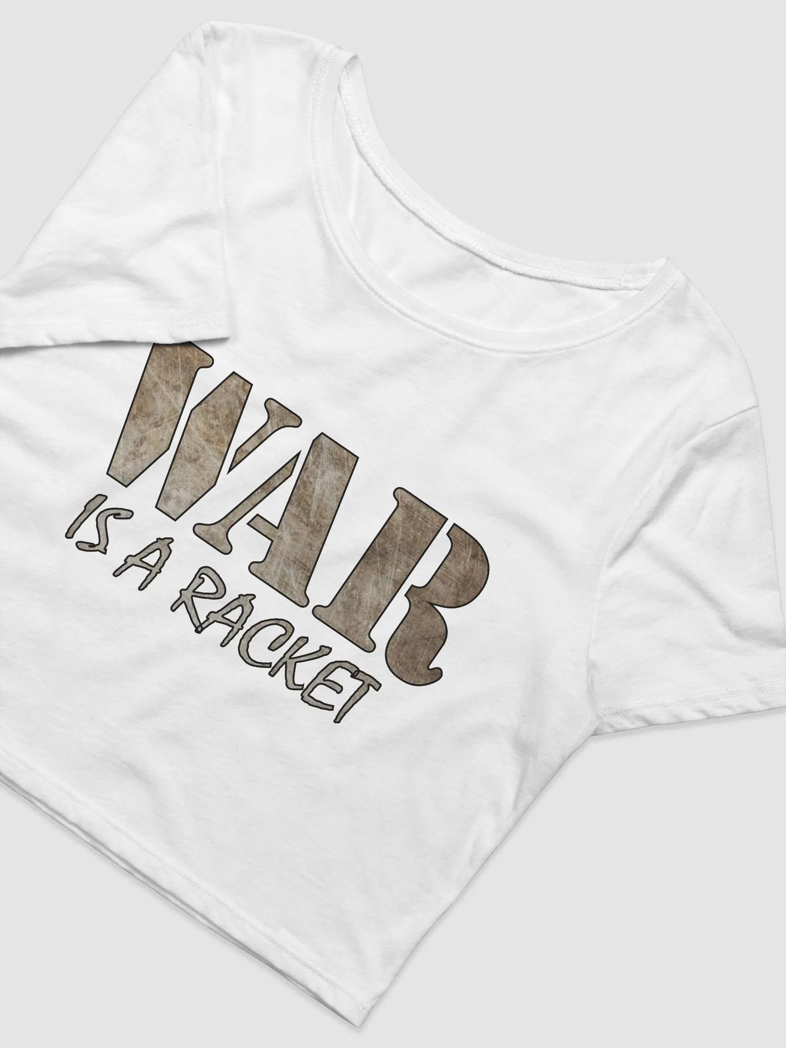 War Is A Racket - Metal - Bella+Canvas Women's Crop Tee product image (3)