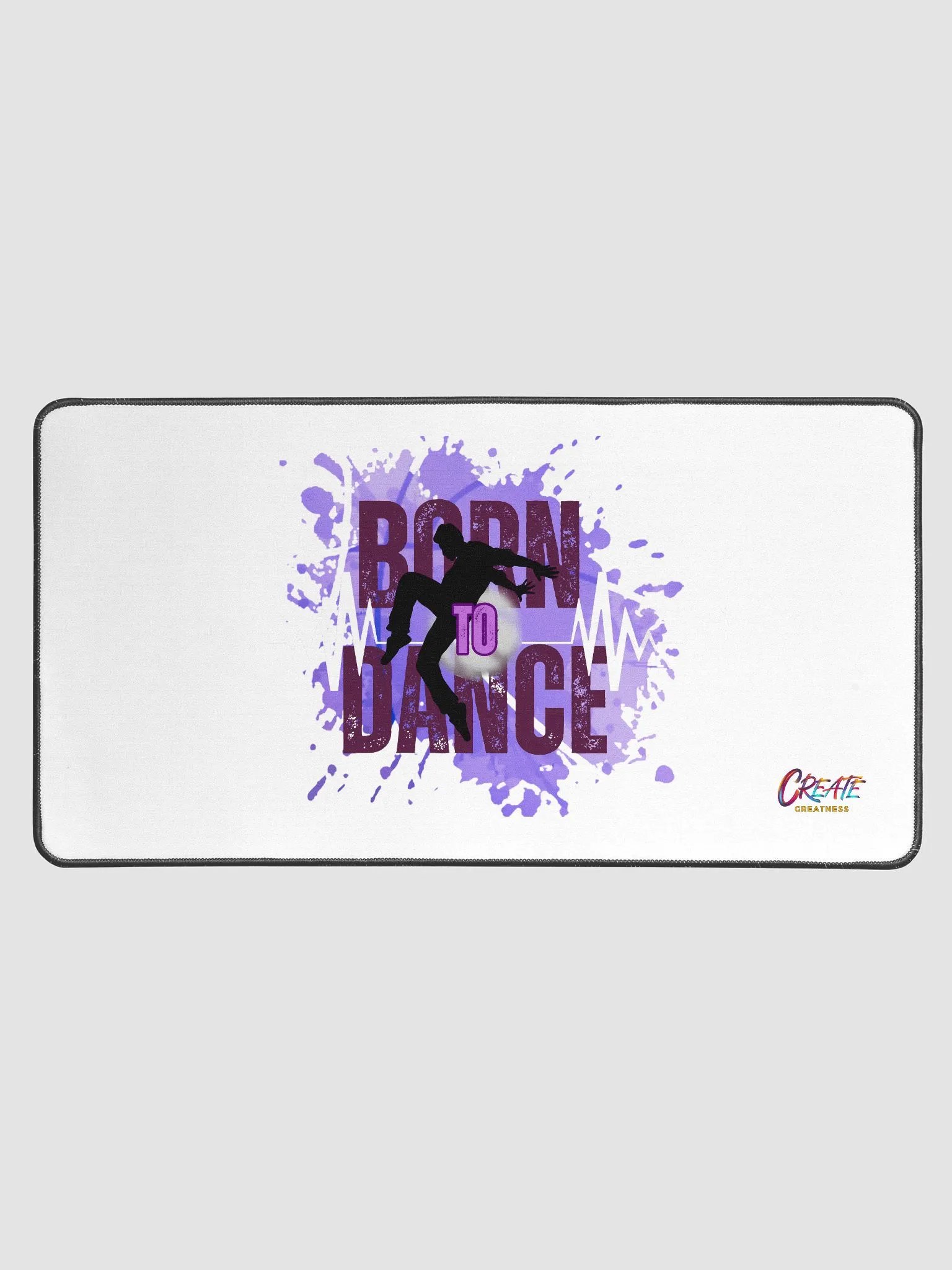 Born to Dance His Silhouette Desk Mat product image (1)