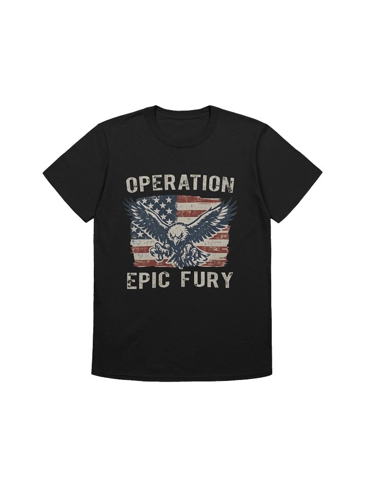 Operation Epic Fury USA Flag T-Shirt product image (1)