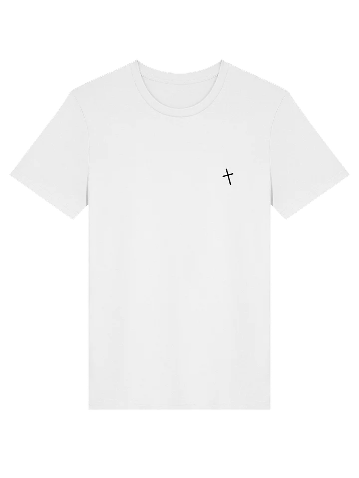 Cross White Tee Embroidered product image (1)