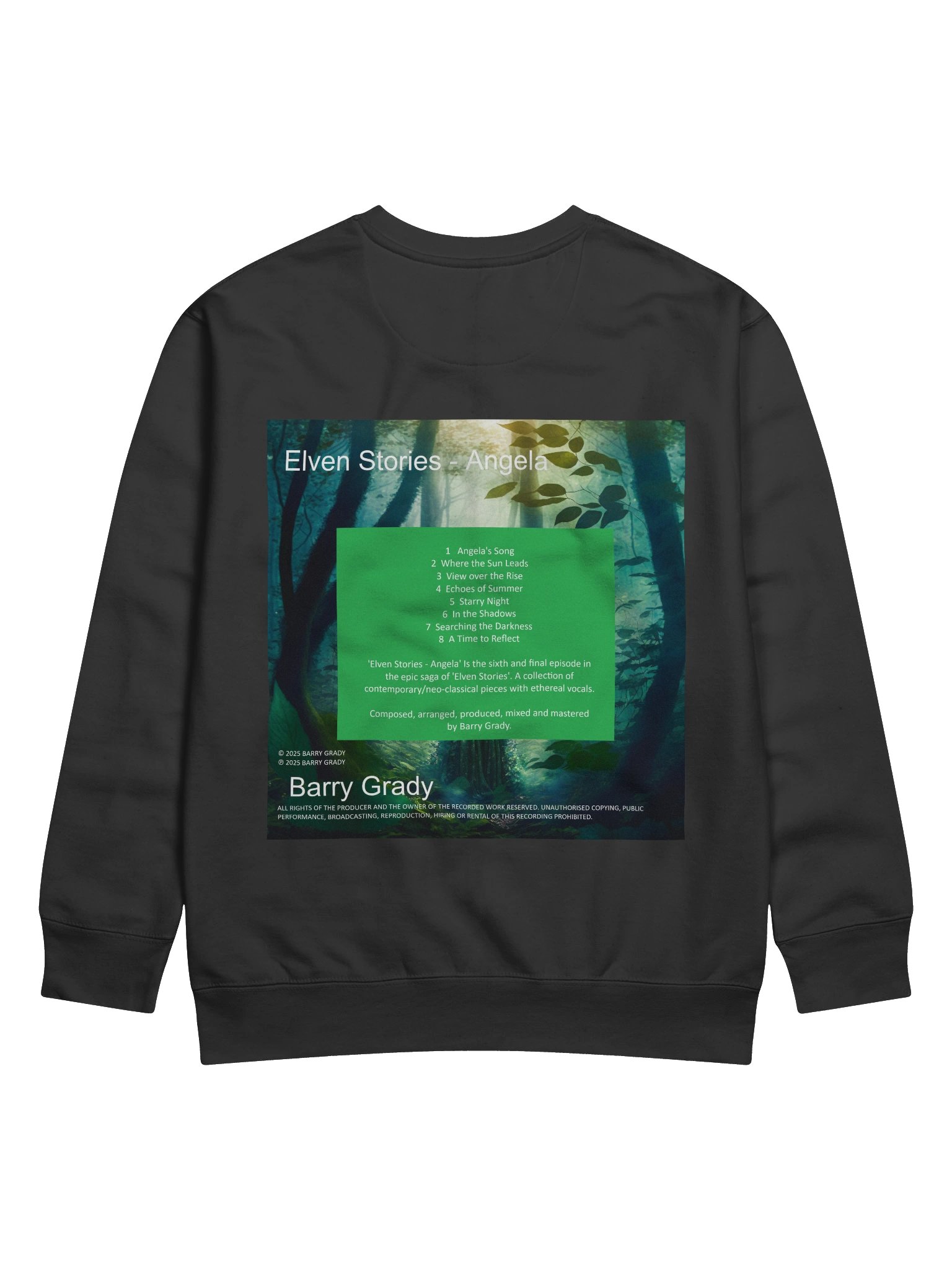 'Elven Stories - Angela' Album Cover Premium Sweatshirt product image (35)