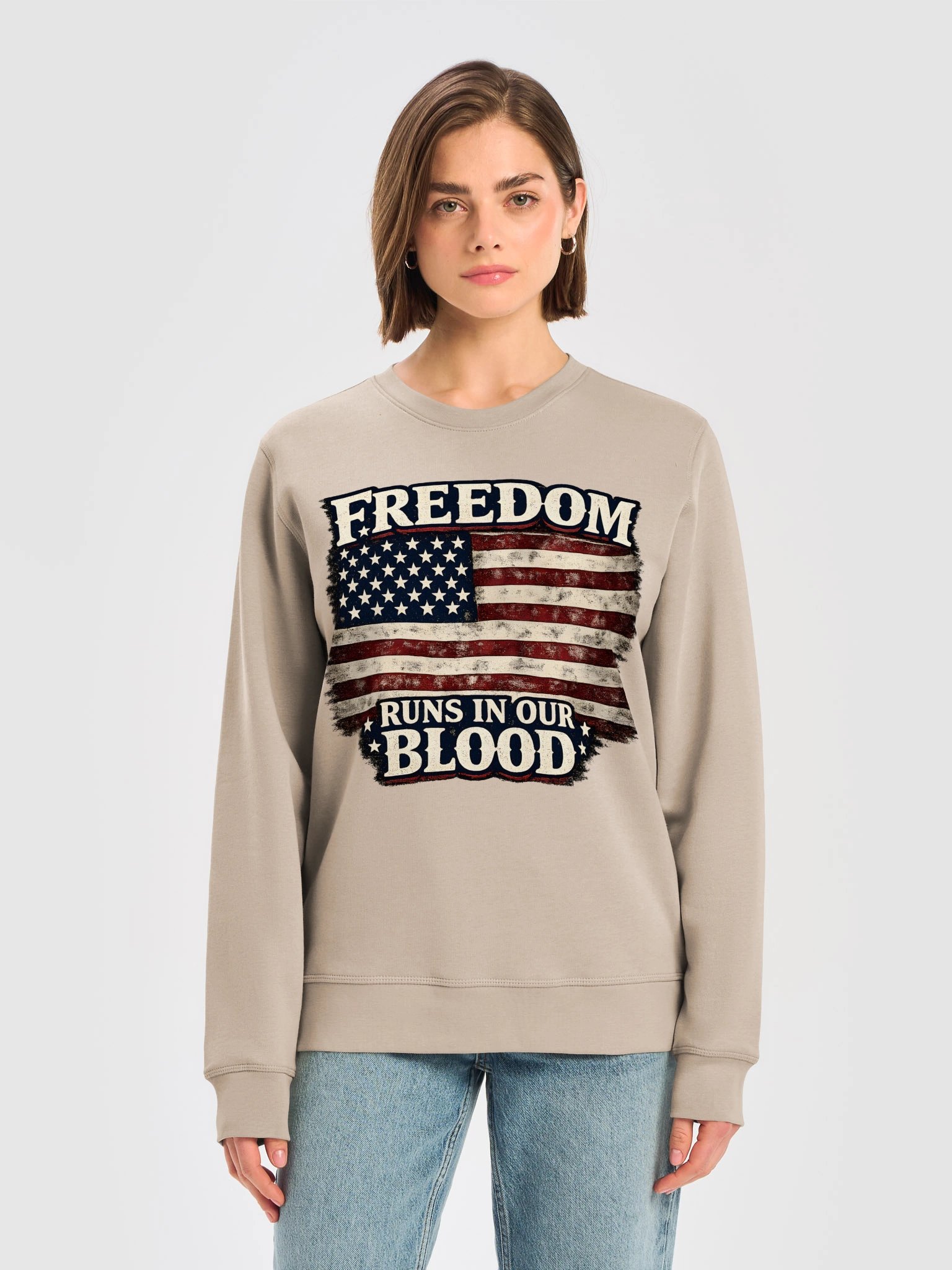 Freedom Runs in Our Blood Sweatshirt product image (21)